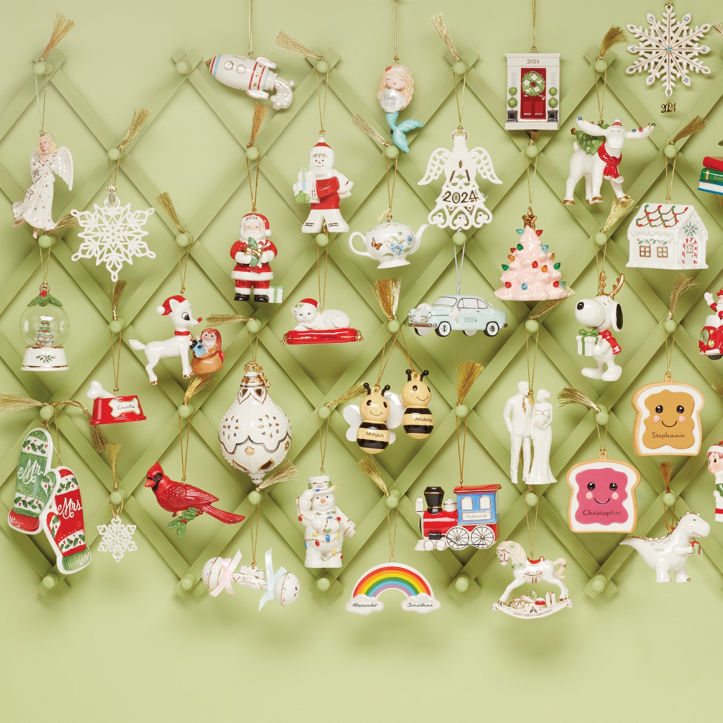 Lenox Premium Personalized 2-Piece Peanut Butter & Jam Ornament Set - Image 5
