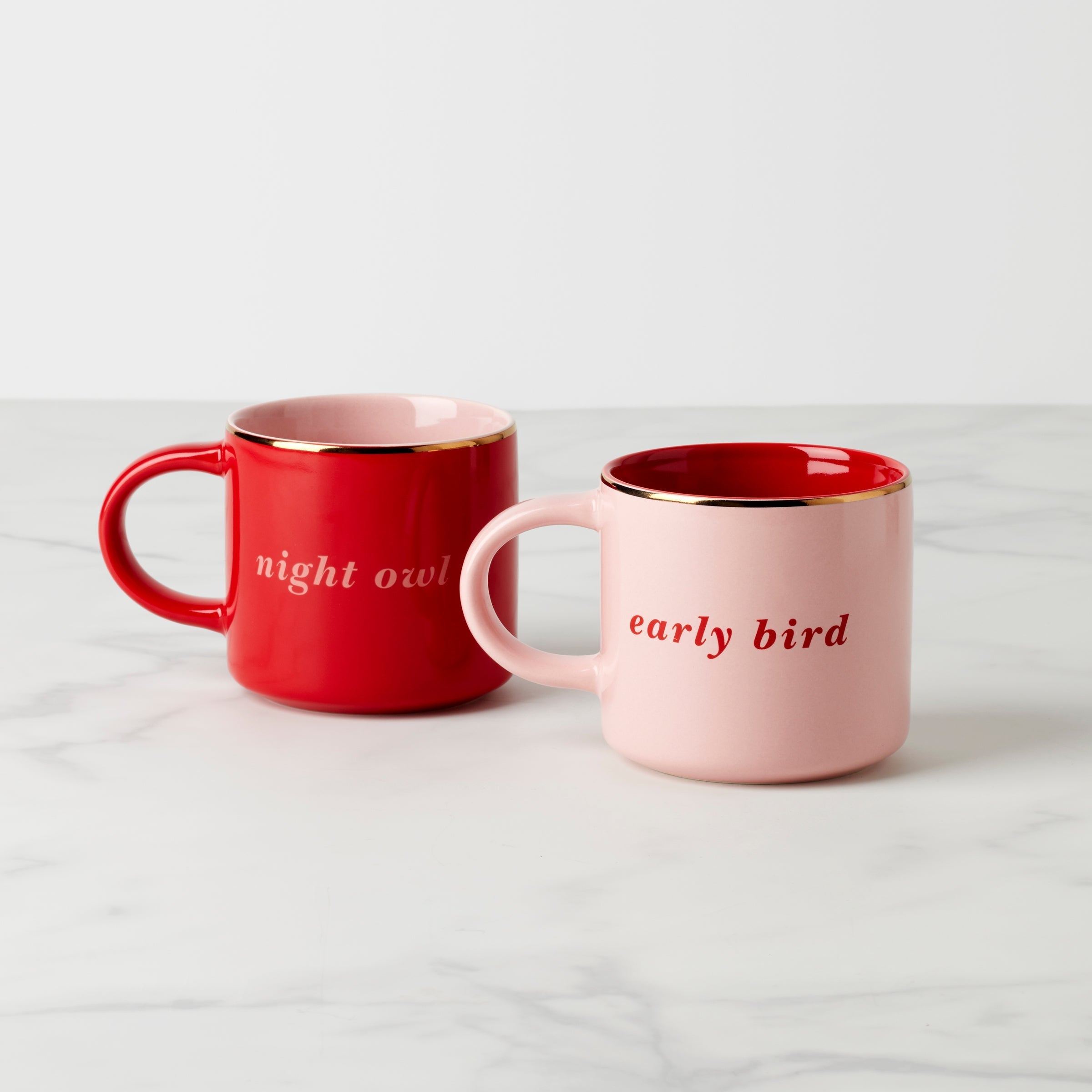 Lenox Premium Two of a Kind Early Bird & Night Owl Mugs, Set of 2 - Image 2