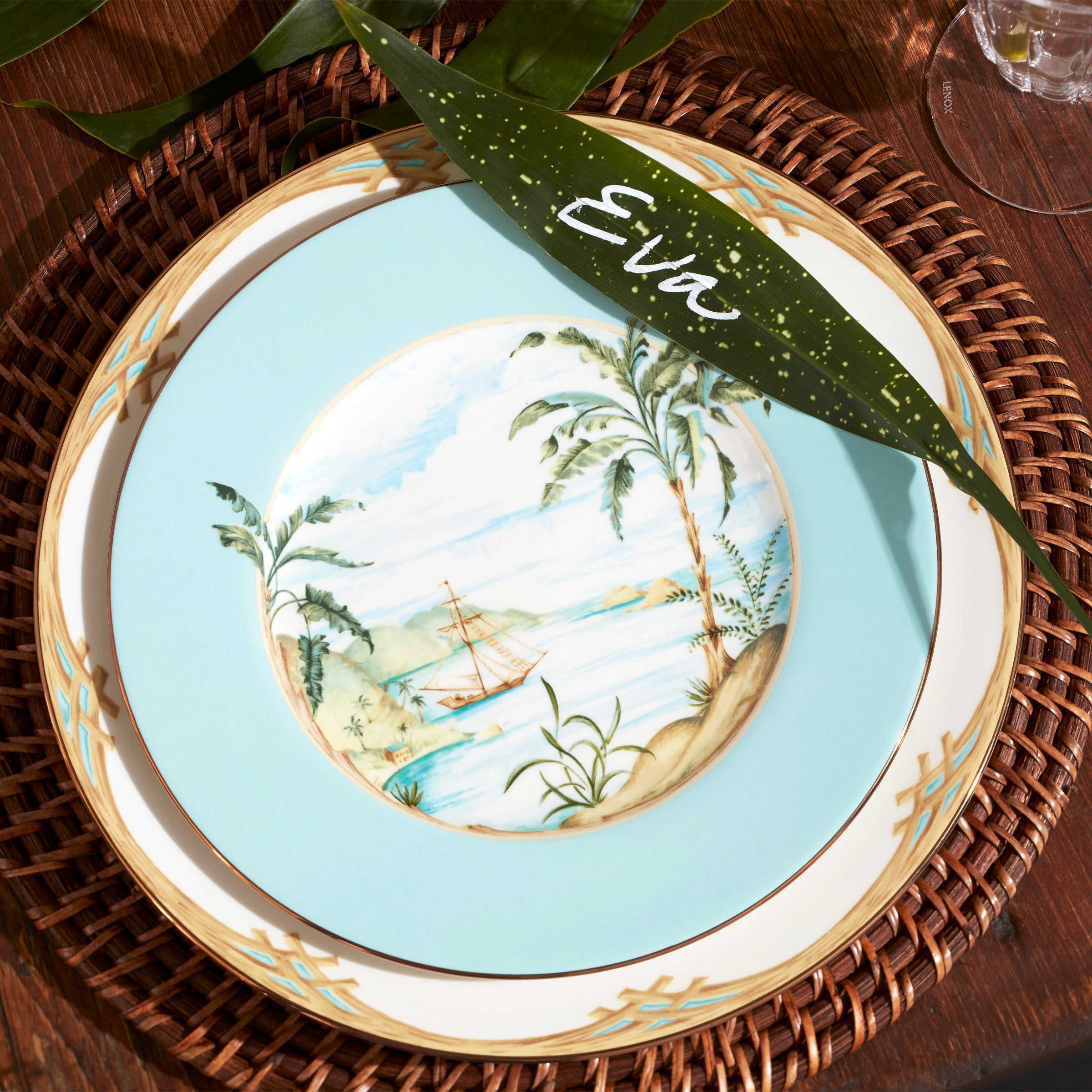 Lenox Premium British Colonial Bamboo Dinner Plate - Image 10