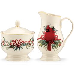 Alternative view of Lenox Premium Winter Greetings Sugar & Creamer Set