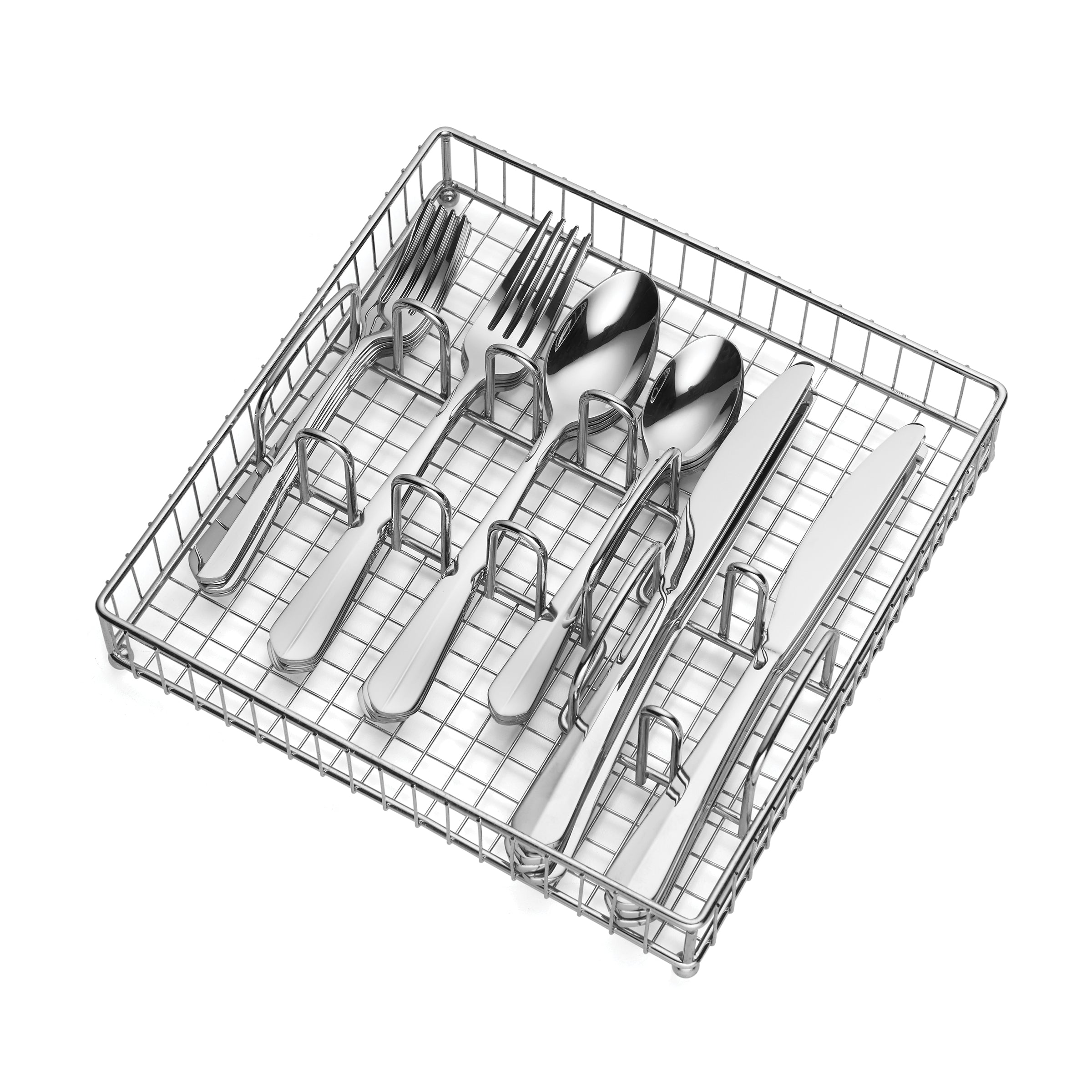 Lenox Premium Raiden 40-Piece Flatware Set with Caddy - Image 3