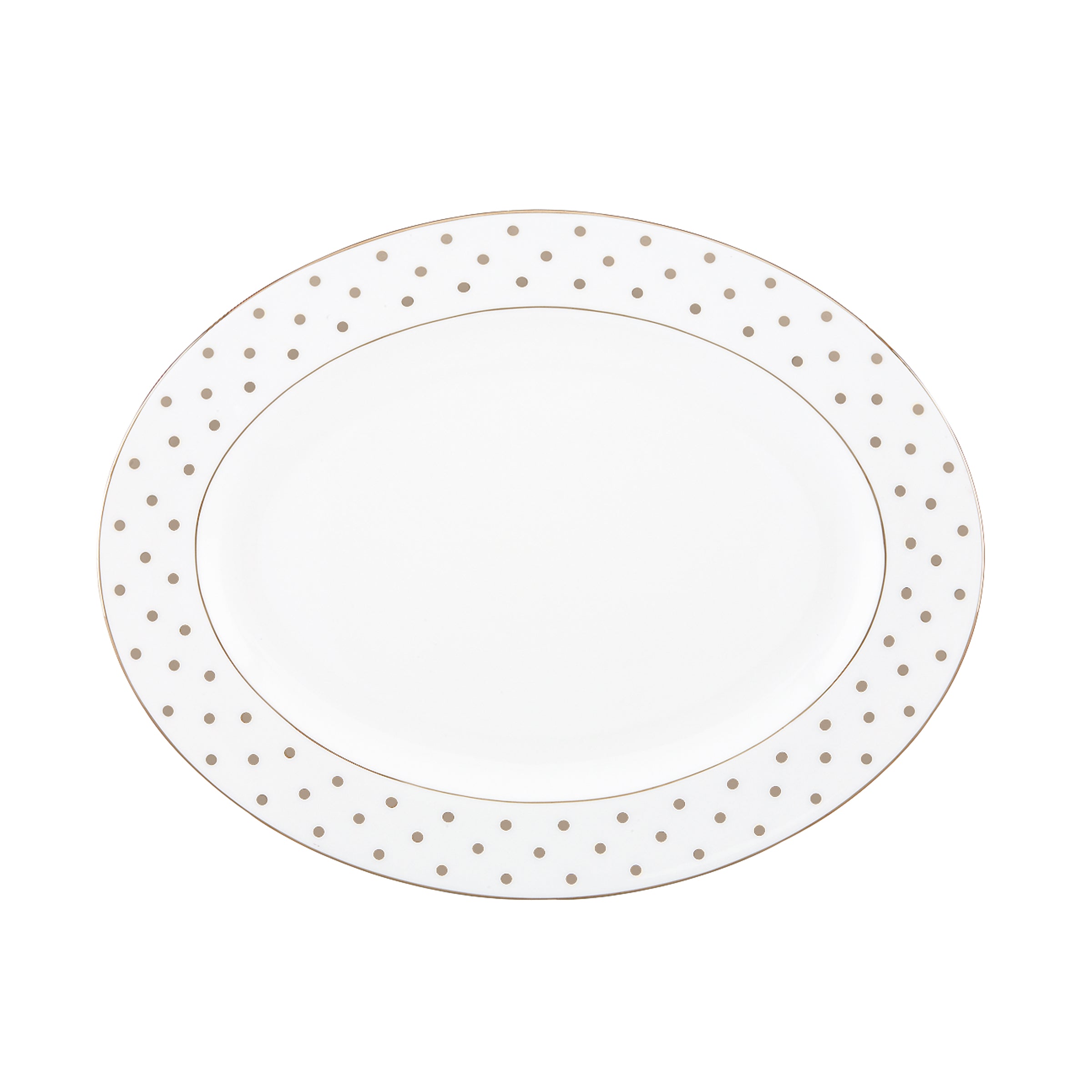 Lenox Premium Larabee Road Platinum Oval Platter