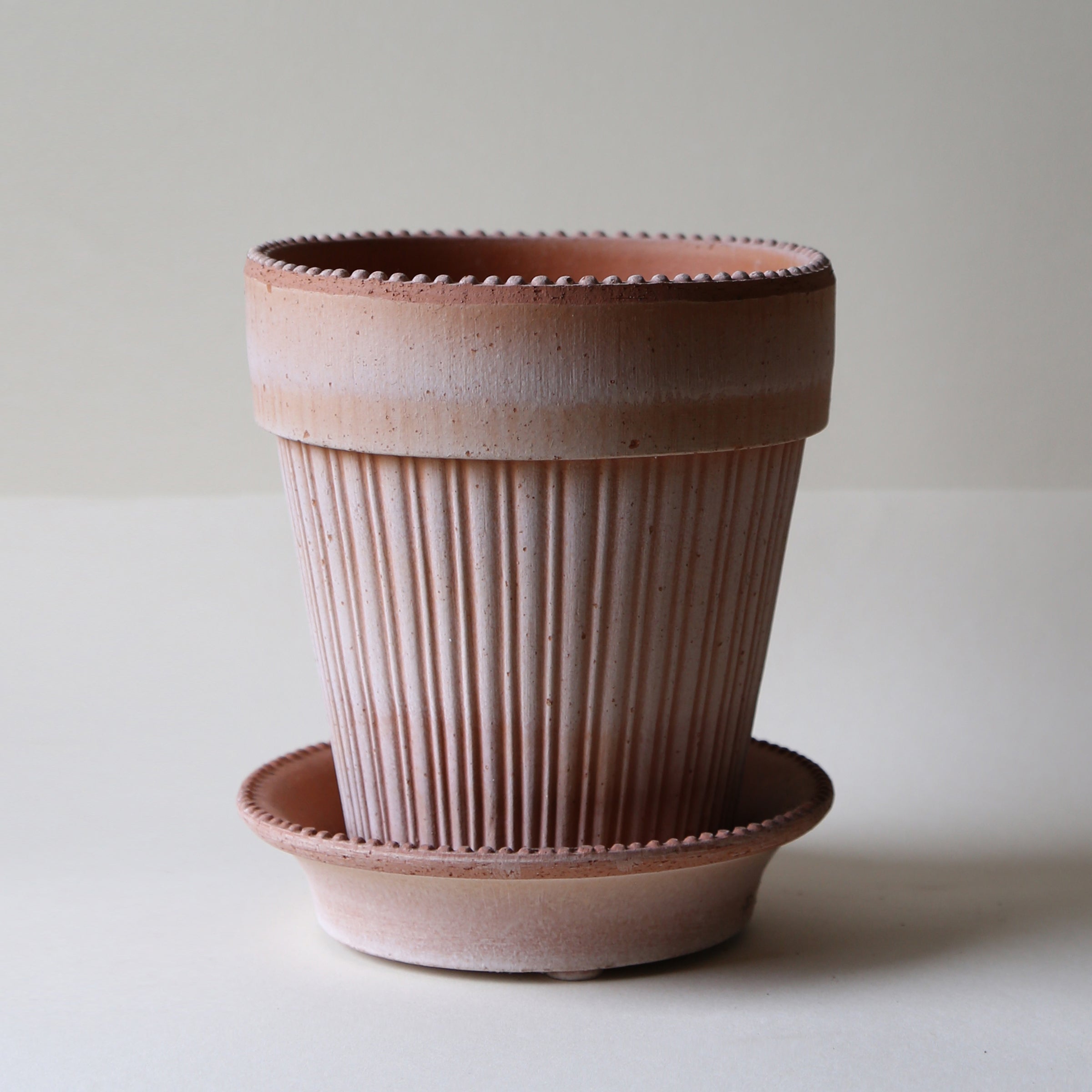 Lenox Premium Simona Raw Rosa 16cm Pot with Saucer - Image 3