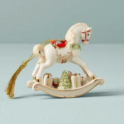 Alternative view of Lenox Premium Personalized Rocking Horse Ornament