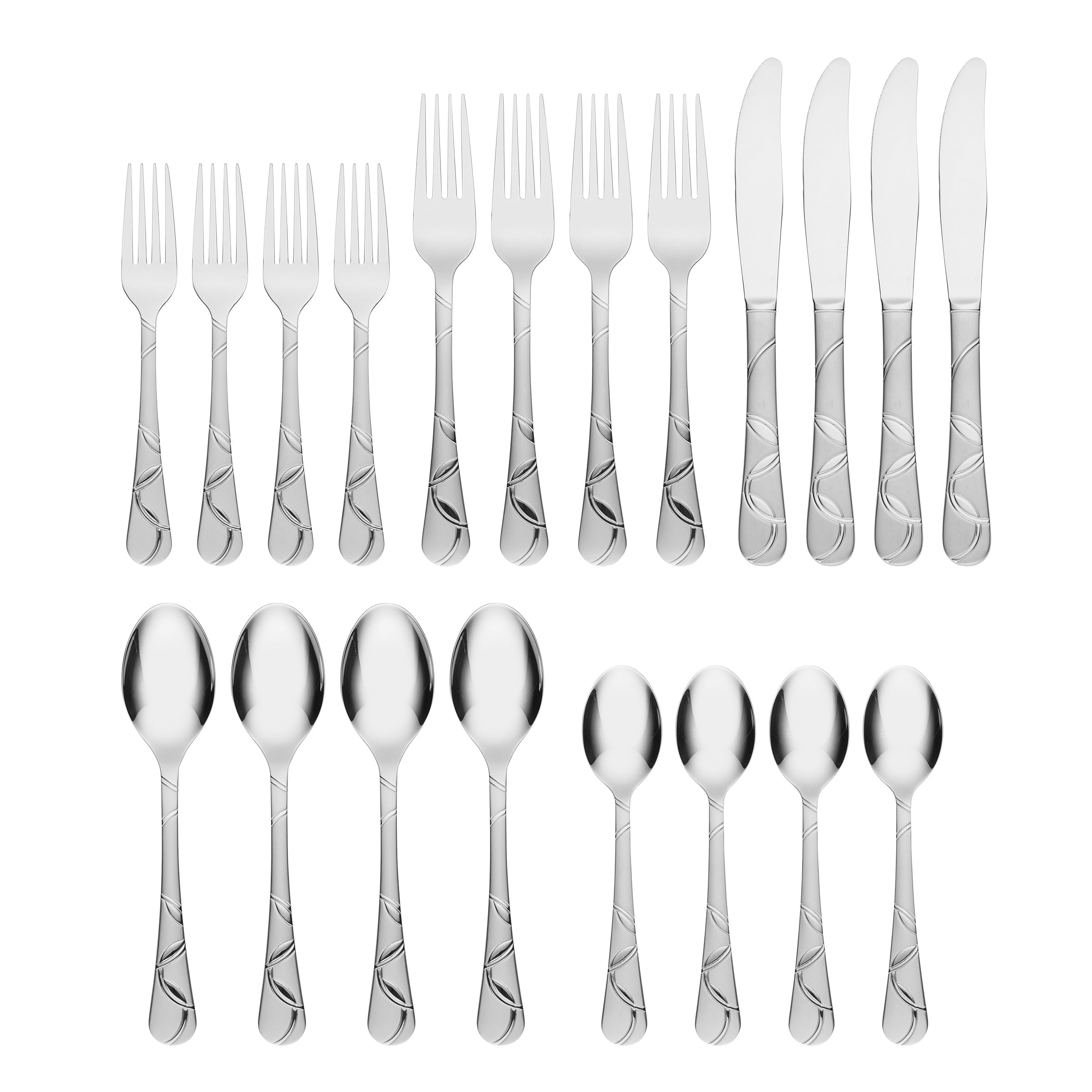 Lenox Premium Felicity Sand 20-Piece Flatware Set - Image 2