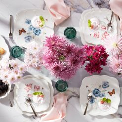 Alternative view of Lenox Premium Butterfly Meadow Square 18-Piece Dinnerware Set
