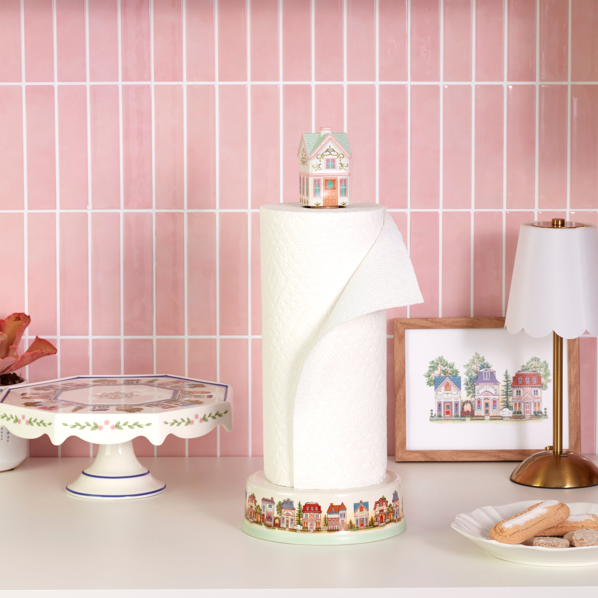 Lenox Premium Lenox Spice Village Paper Towel Holder - Image 3