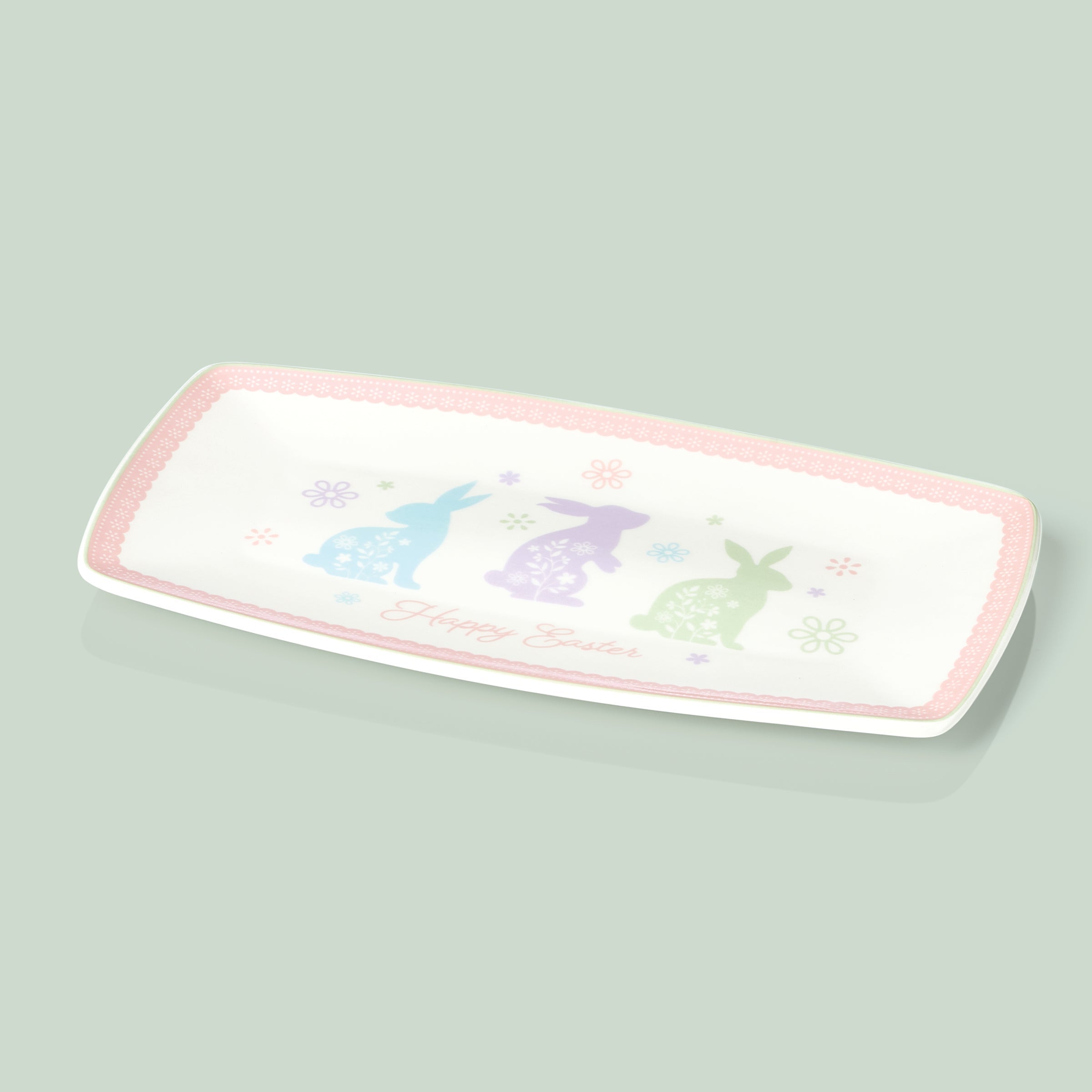 Lenox Premium Bunny Hop Hors d'Oeuvres Tray - Image 2