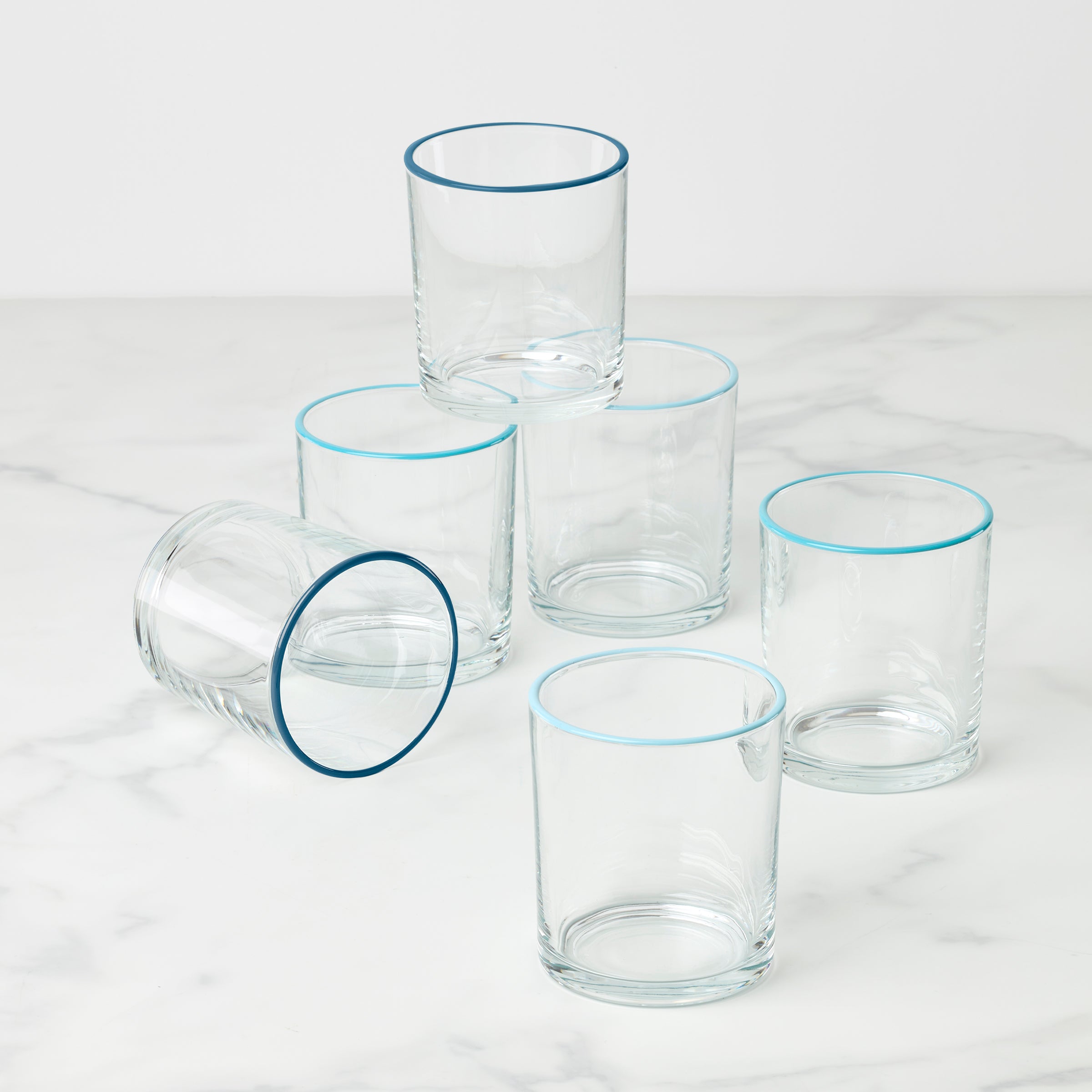 Lenox Premium 24 Seven Turquoise 6-Piece Medium Tumbler Set