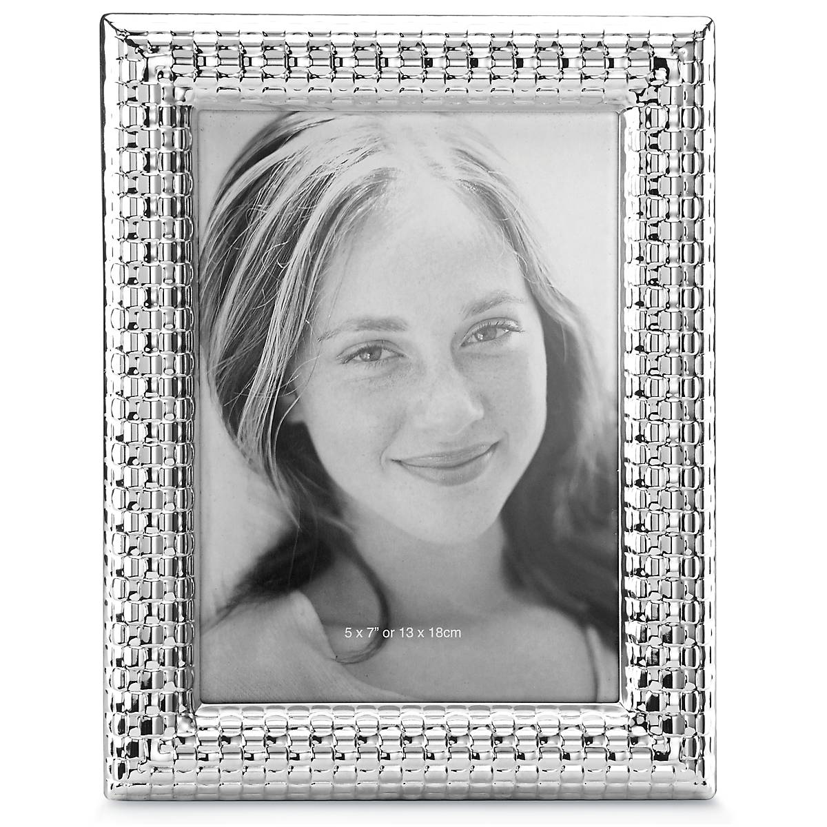 Lenox Premium Watchband Silver 5x7 Photo Frame - Image 3