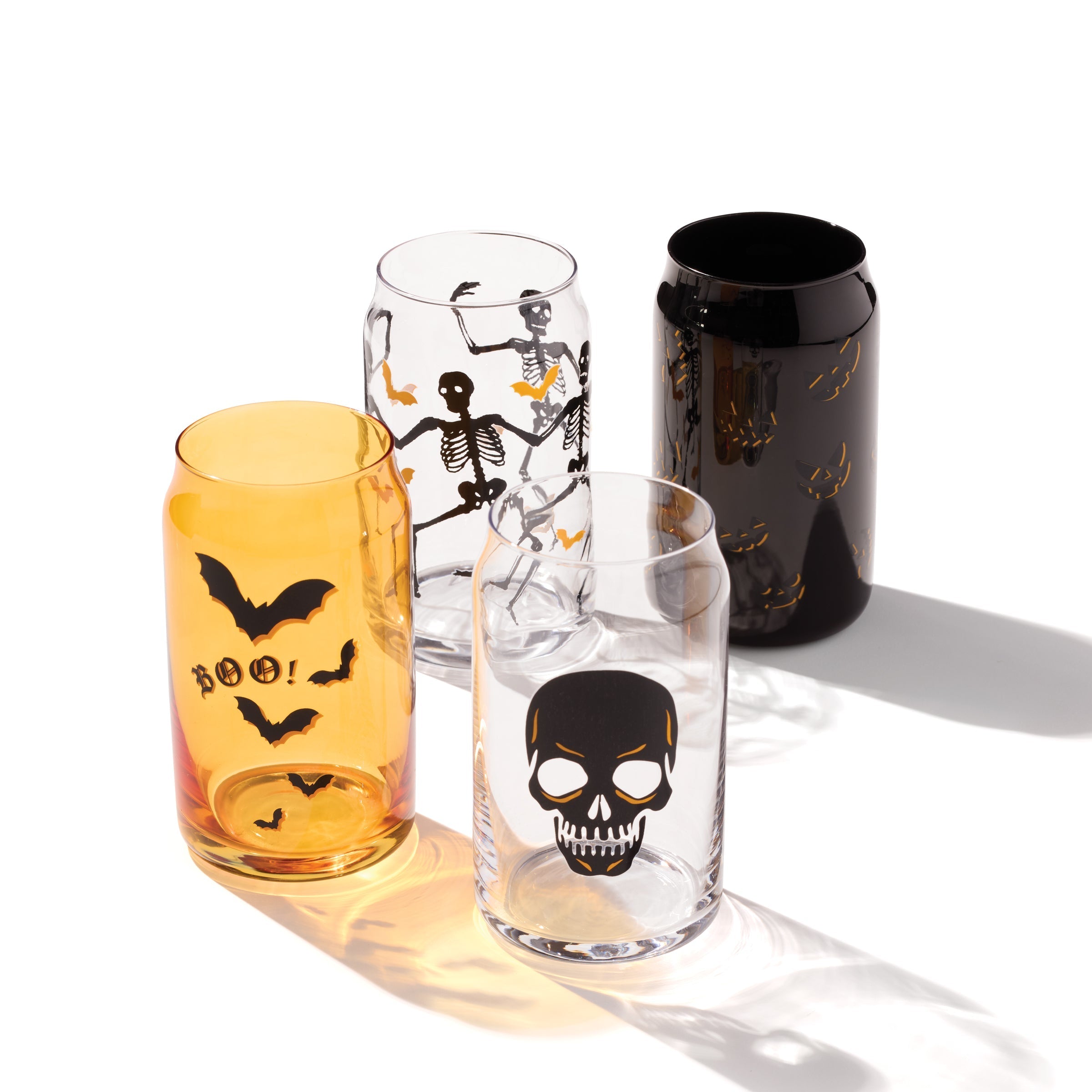Lenox Premium Vintro Halloween Can Cooler Glasses, Set of 4 - Image 2
