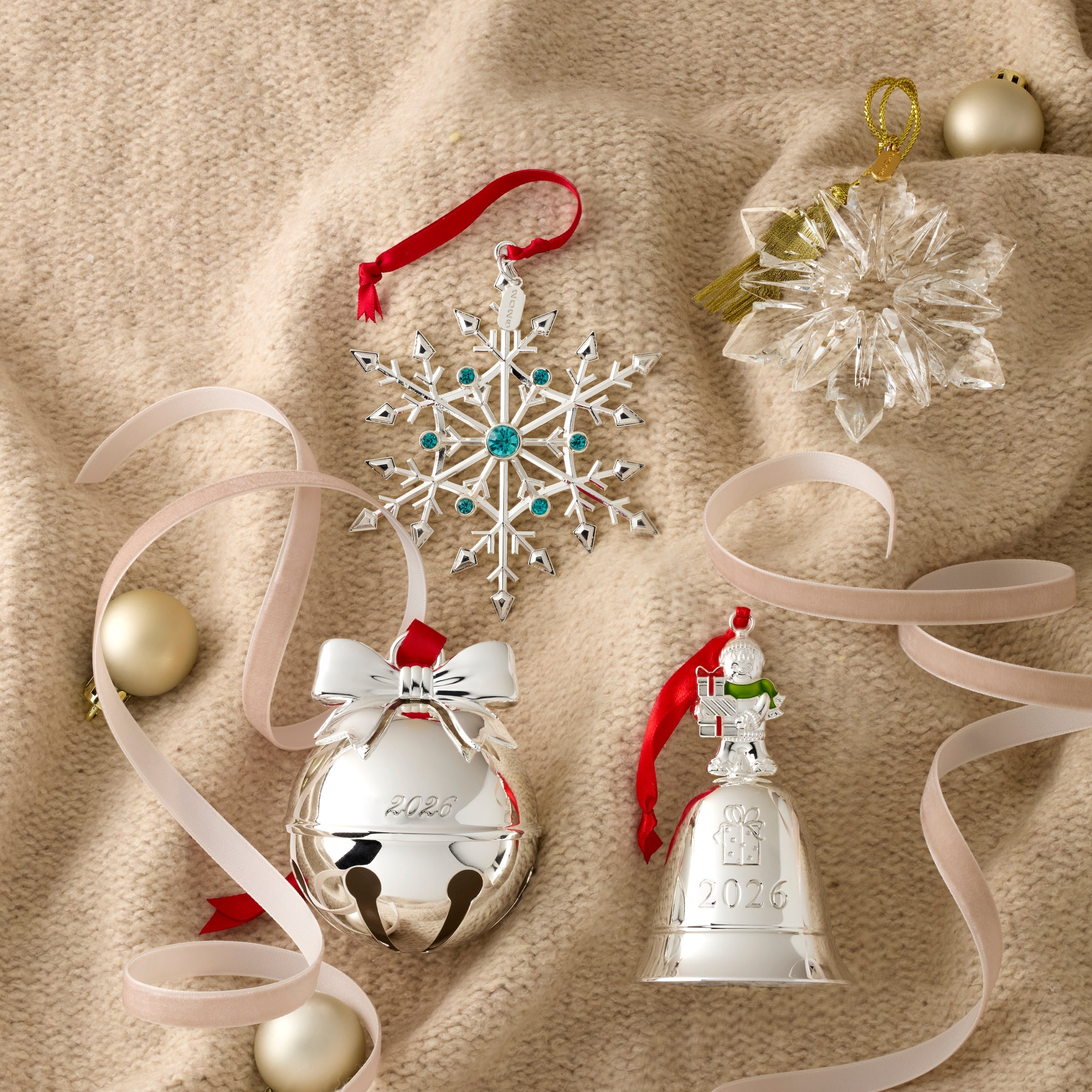 Lenox Premium 2026 Jingle Bell Silverplate Ornament - Image 4