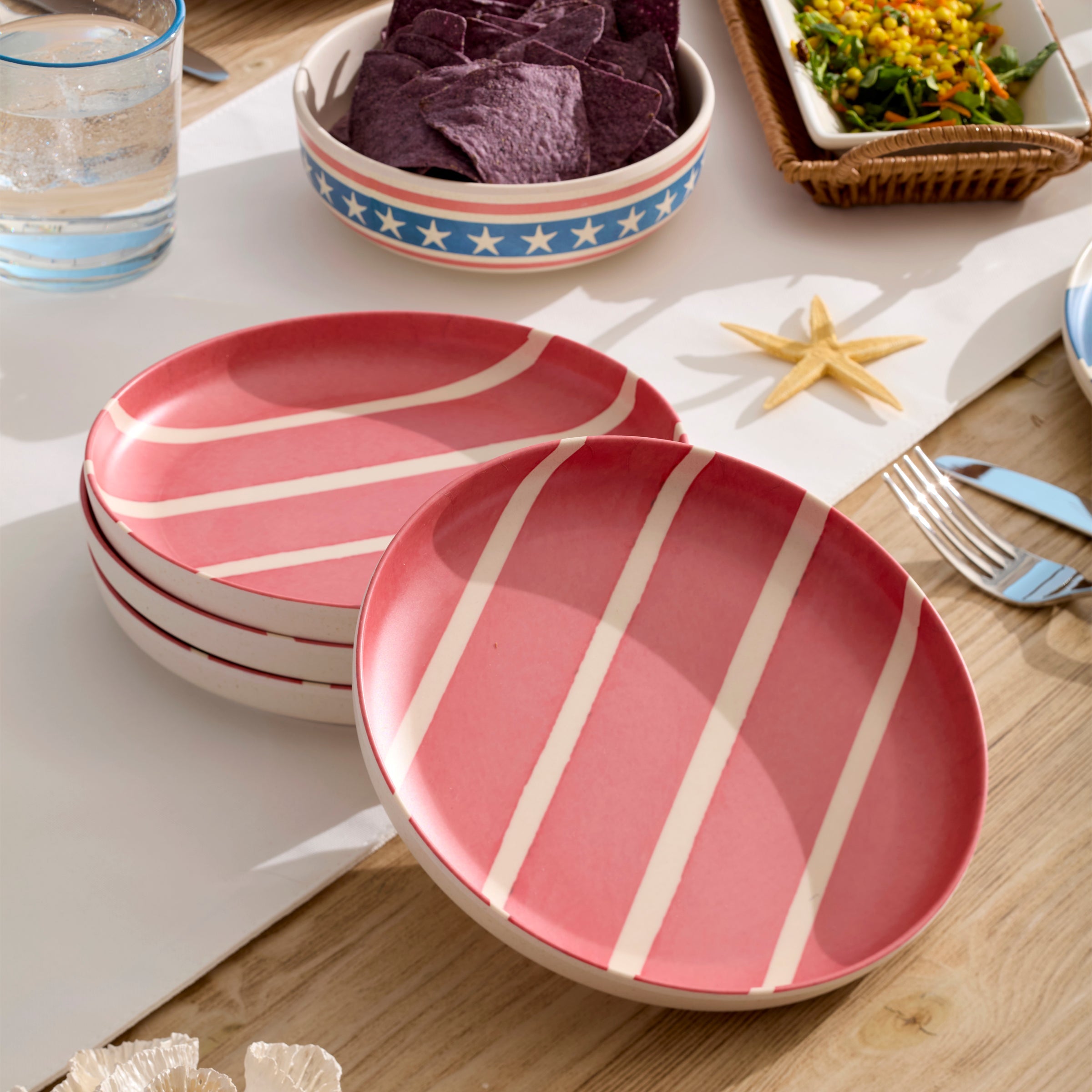 Lenox Premium 24 Seven Melamine Aweigh We Go 18-Piece Dinnerware Set - Image 7