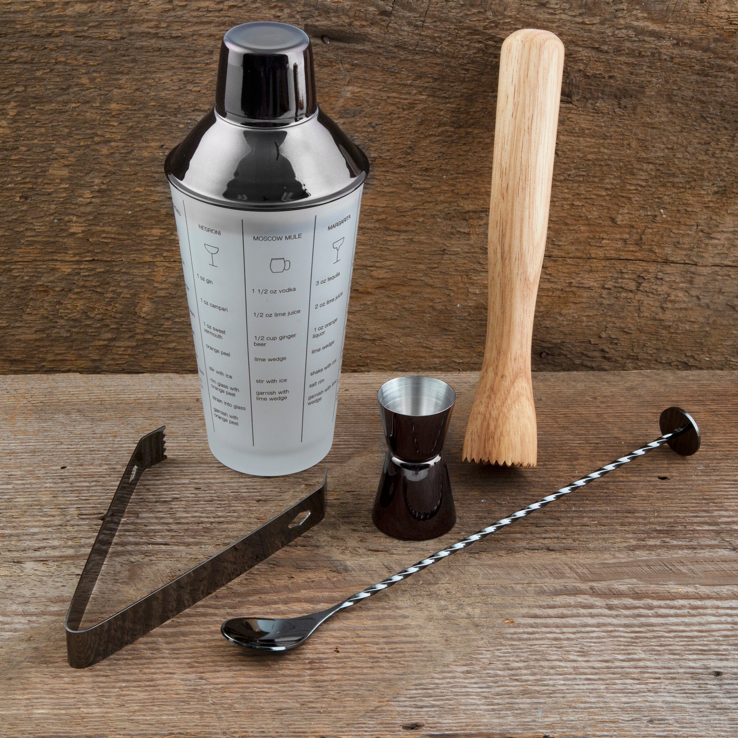 Lenox Premium Black Mixology 5-Piece Tool Set - Image 2
