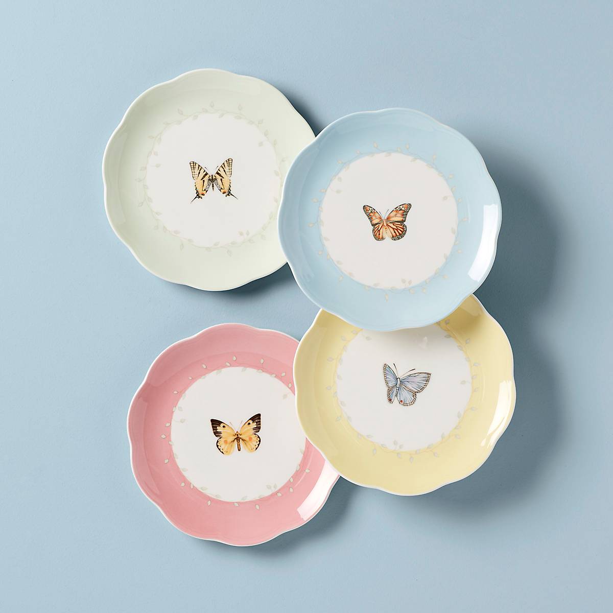 Lenox Premium Butterfly Meadow 4-Piece Dessert Set