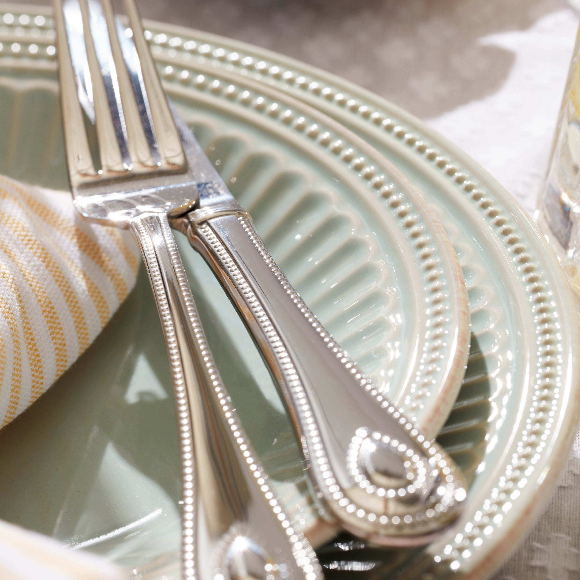 Lenox Premium French Perle 65-Piece Flatware Set - Image 5
