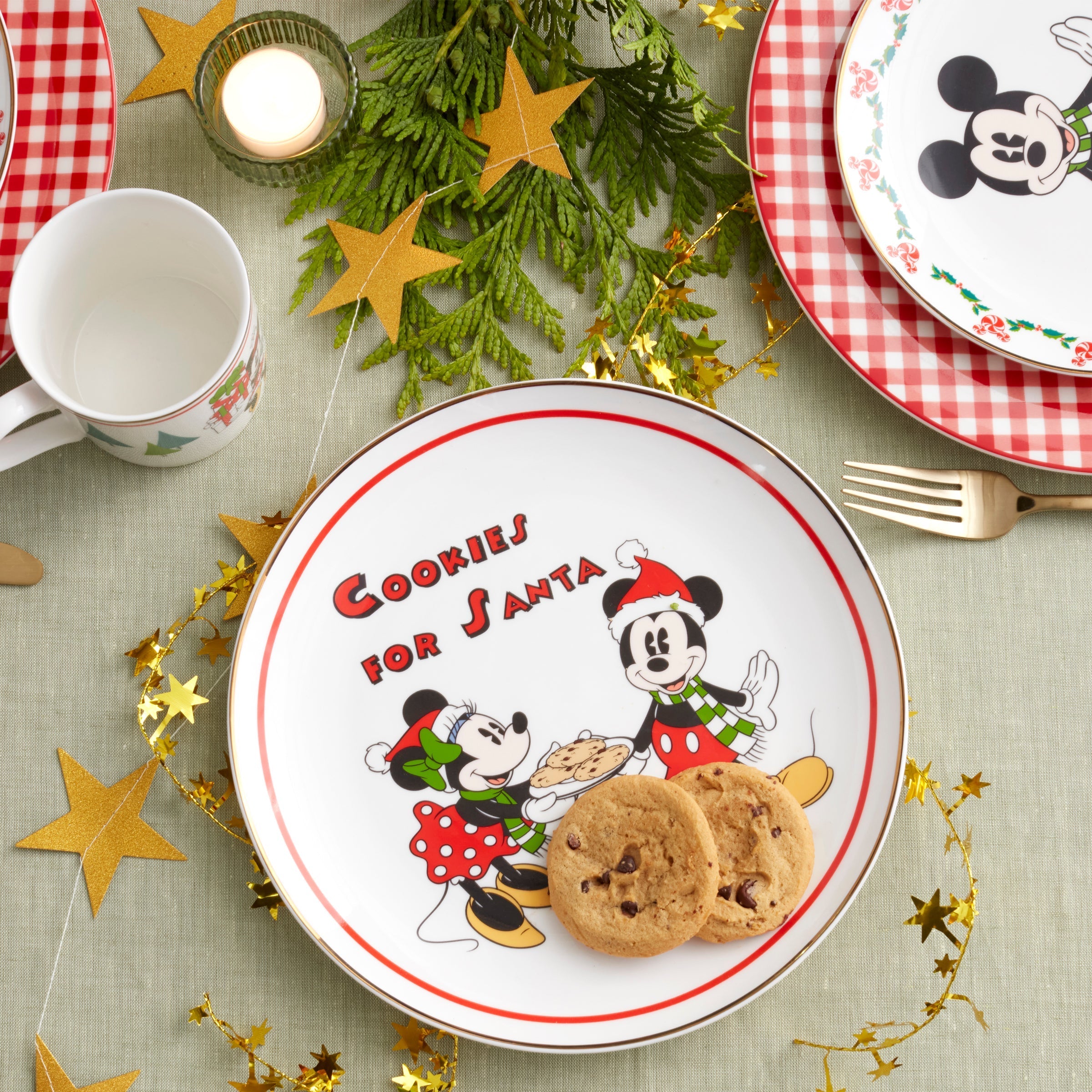 Lenox Premium Disney Holiday Cookies for Santa Plate - Image 2