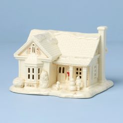Alternative view of Lenox Premium Mistletoe Park 3-Piece Lit Figurine Starter Set