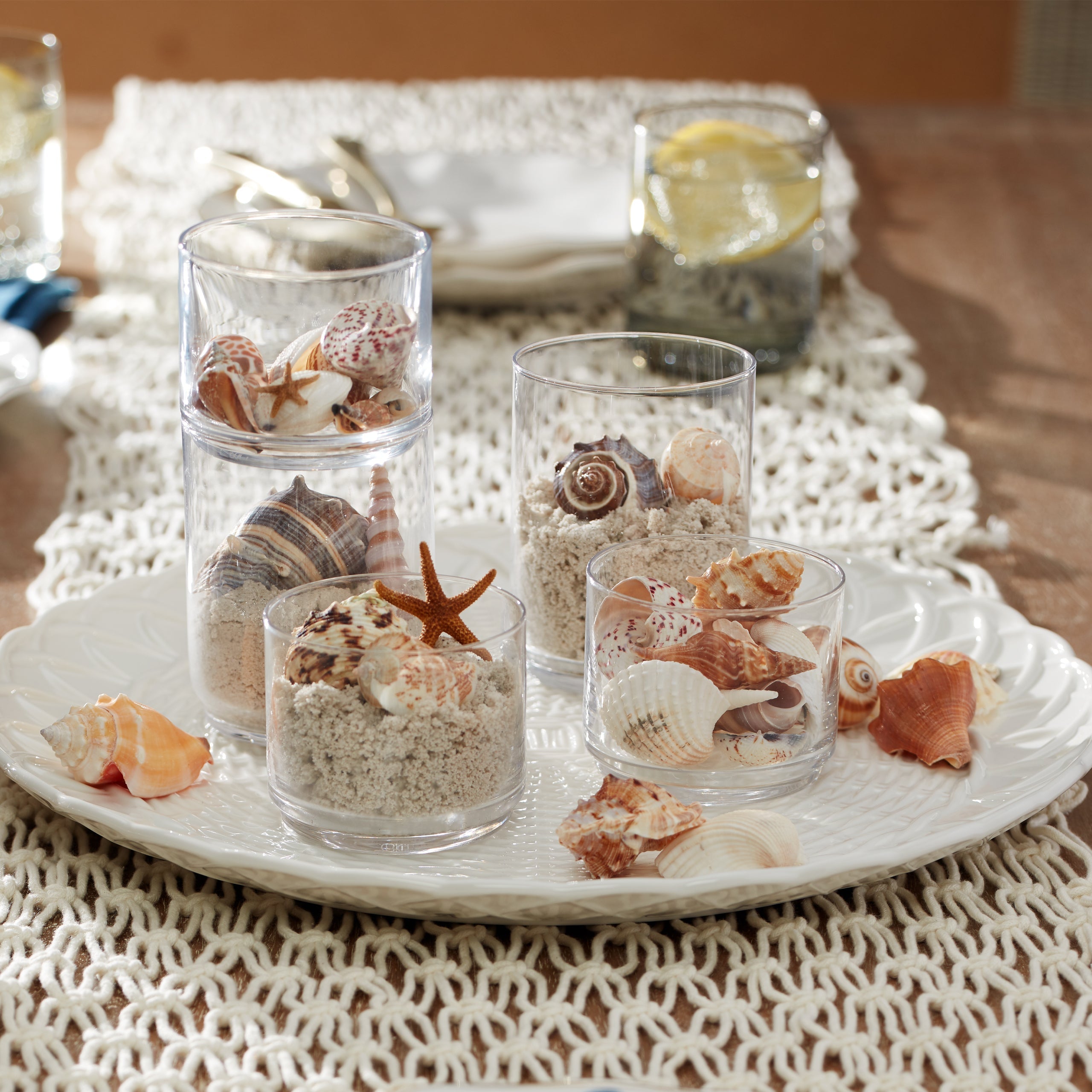 Lenox Premium Tuscany Classics Stackable Clear Short Glasses, Set of 6 - Image 3