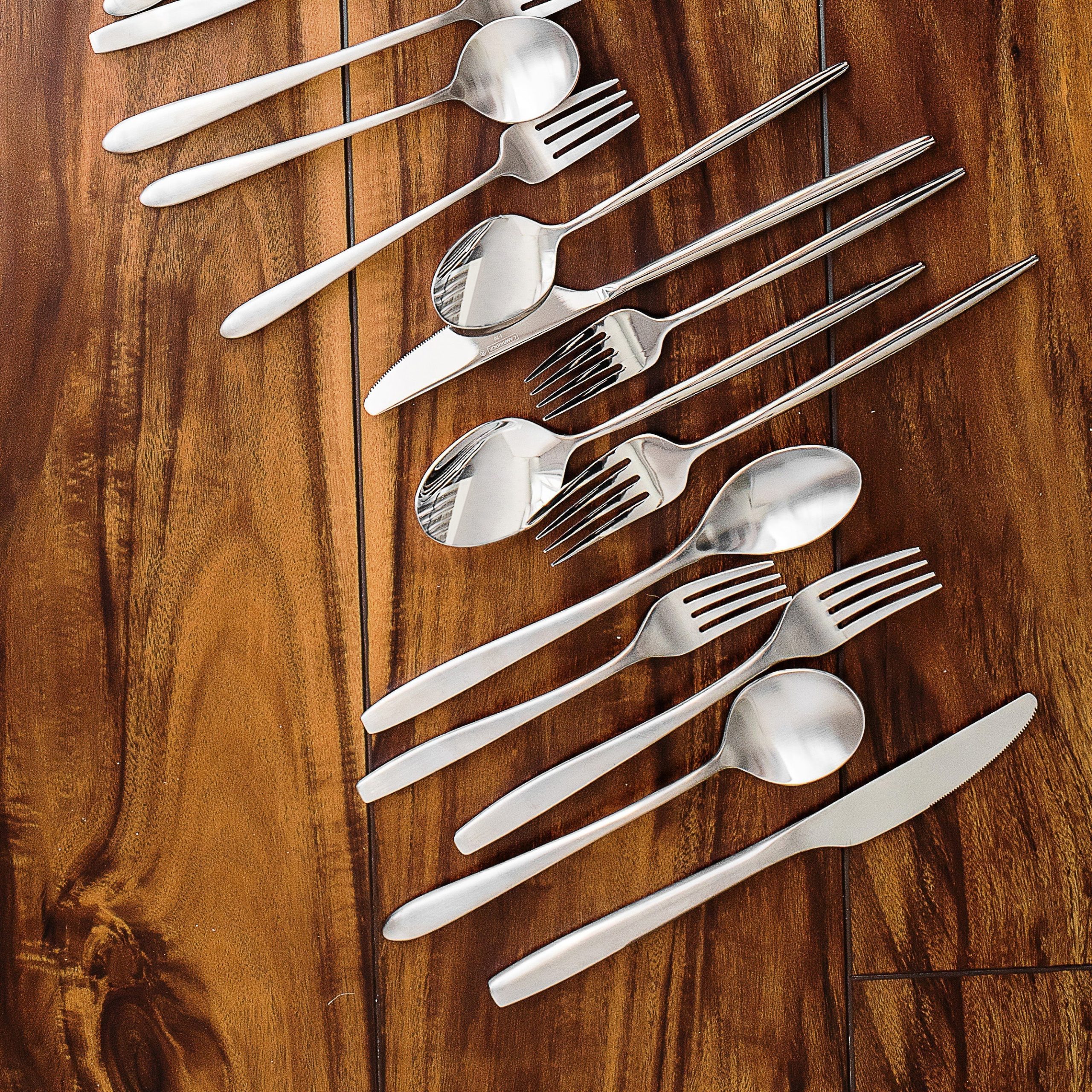 Lenox Premium Averie Satin 20-Piece Flatware Set - Image 2