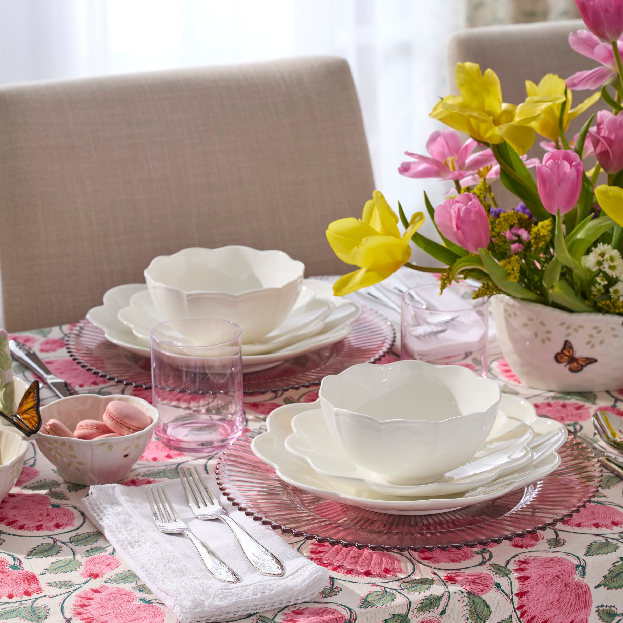 Lenox Premium Studio 1414 Scallop 12-Piece Dinnerware Set - Image 4