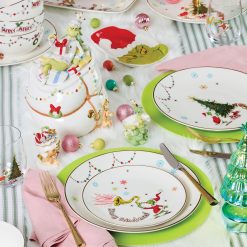 Alternative view of Lenox Premium Merry Grinchmas Assorted Accent Plates, Set of 4