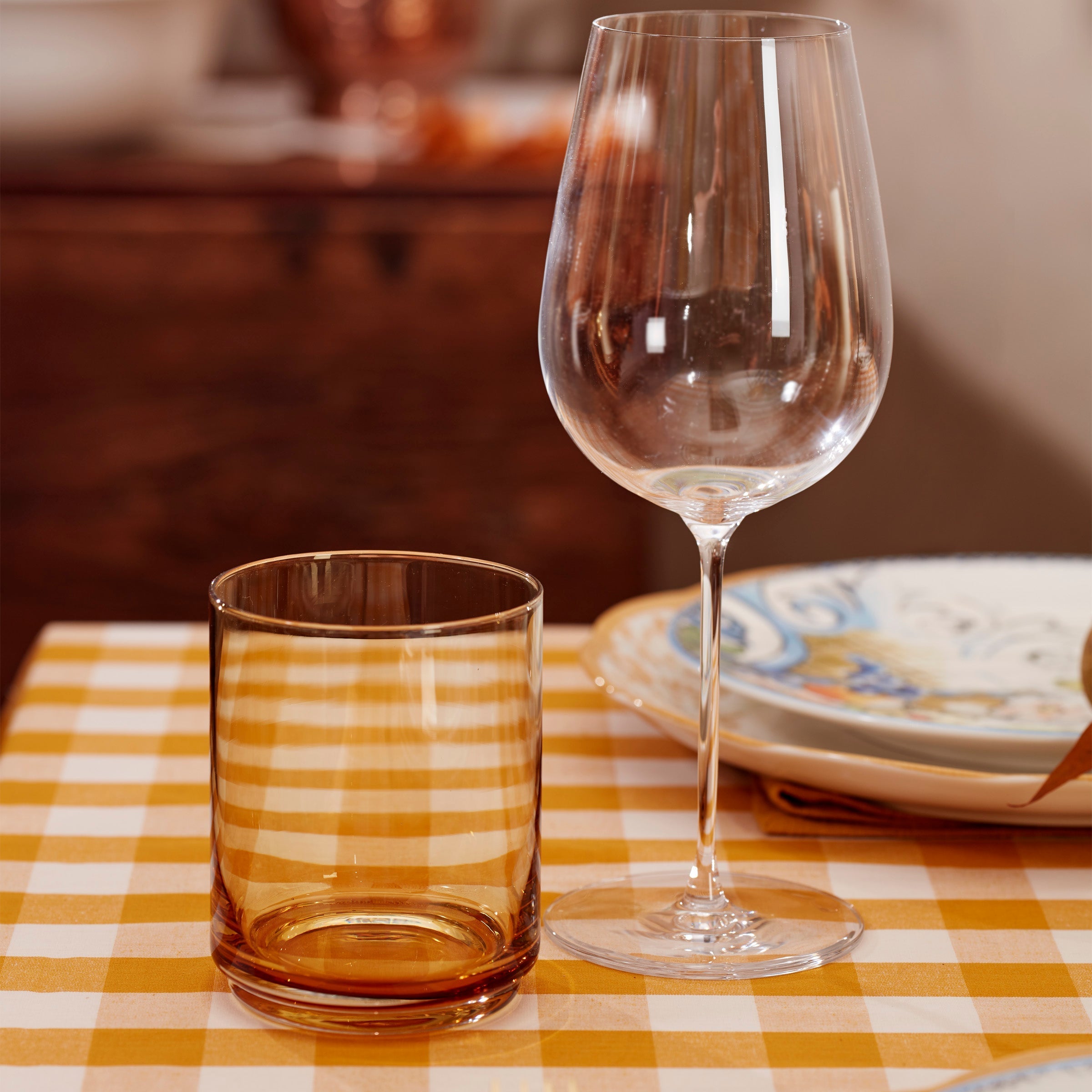 Lenox Premium Tuscany Classics Stackable Amber Tall Glasses, Set of 4 - Image 10