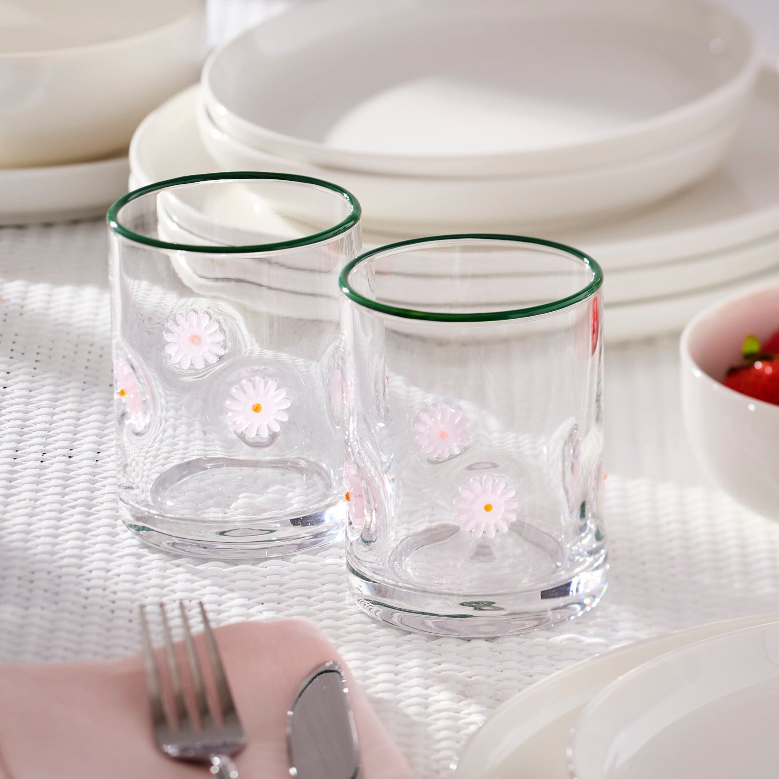 Lenox Premium 24 Seven Flower Tumbler, Set of 2 - Image 2
