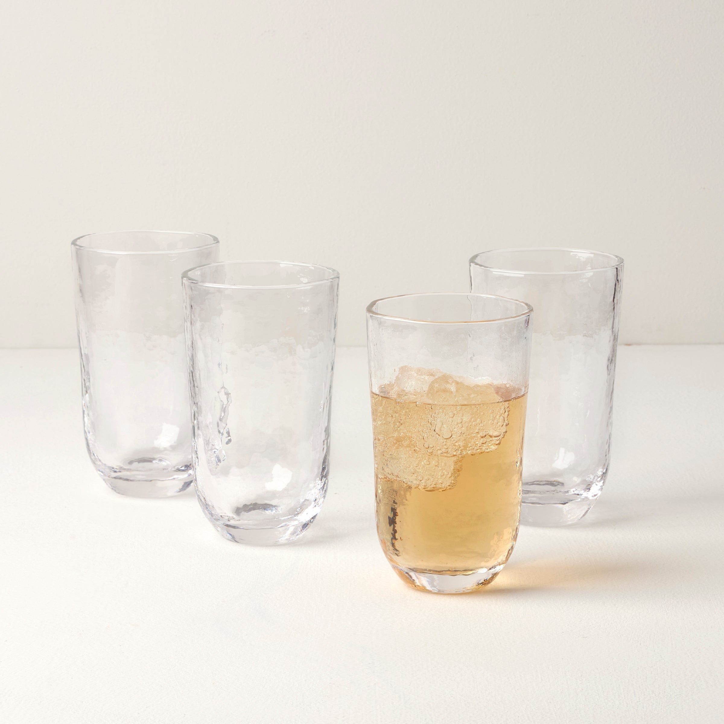 Lenox Premium Homespun Clear Tall Tumbler - Set Of 4