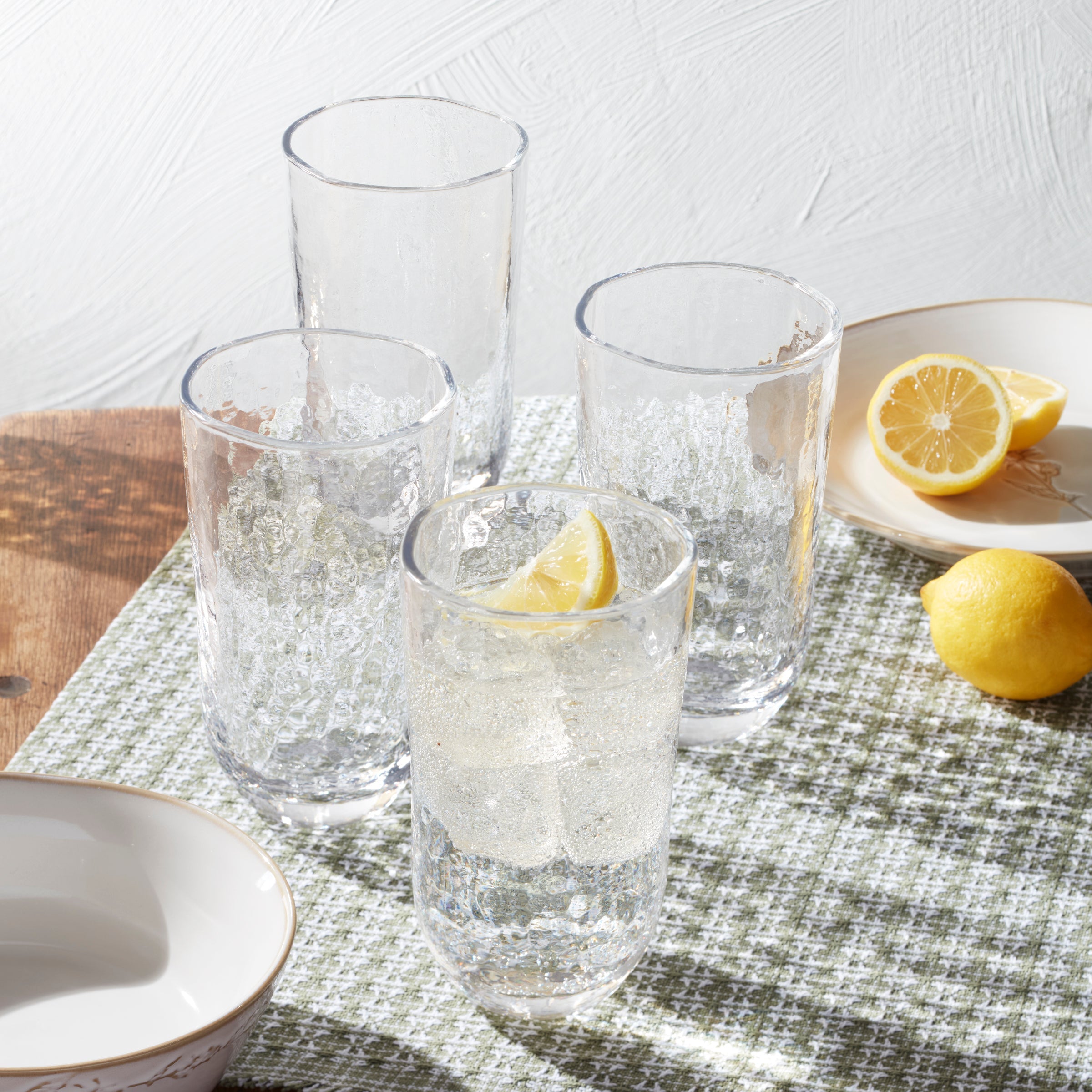 Lenox Premium Homespun Clear Tall Tumbler - Set Of 4 - Image 4