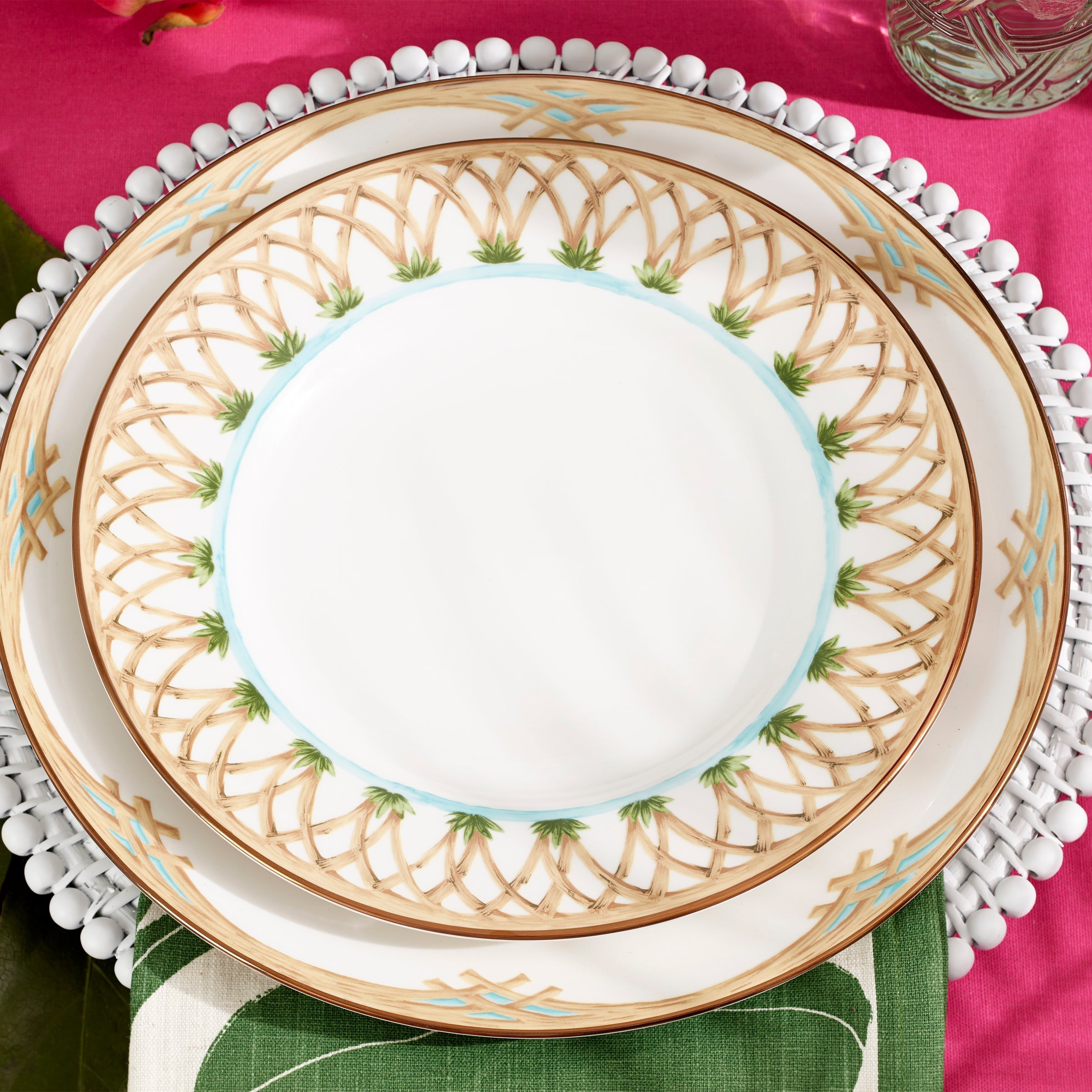 Lenox Premium British Colonial Bamboo Dinner Plate - Image 2