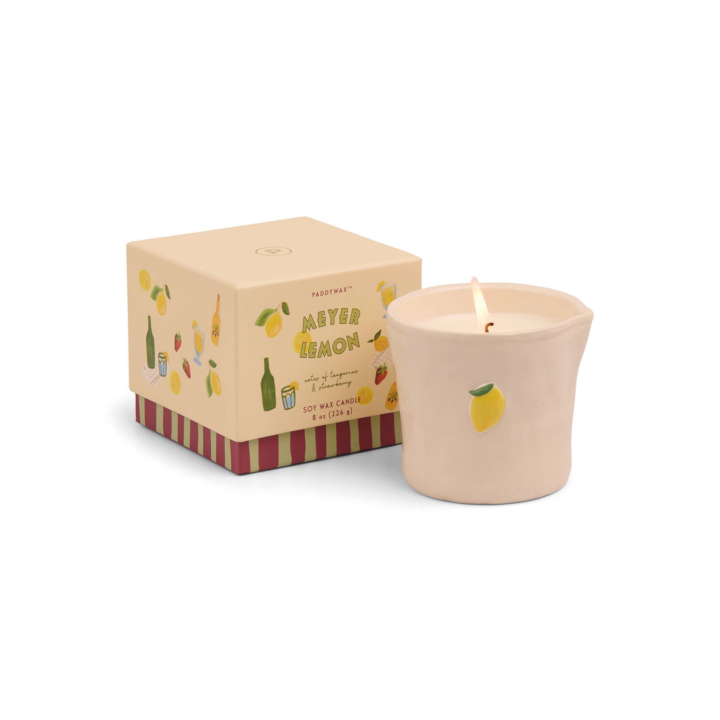 Lenox Premium Bistro Meyer Lemon 8oz Candle - Image 2