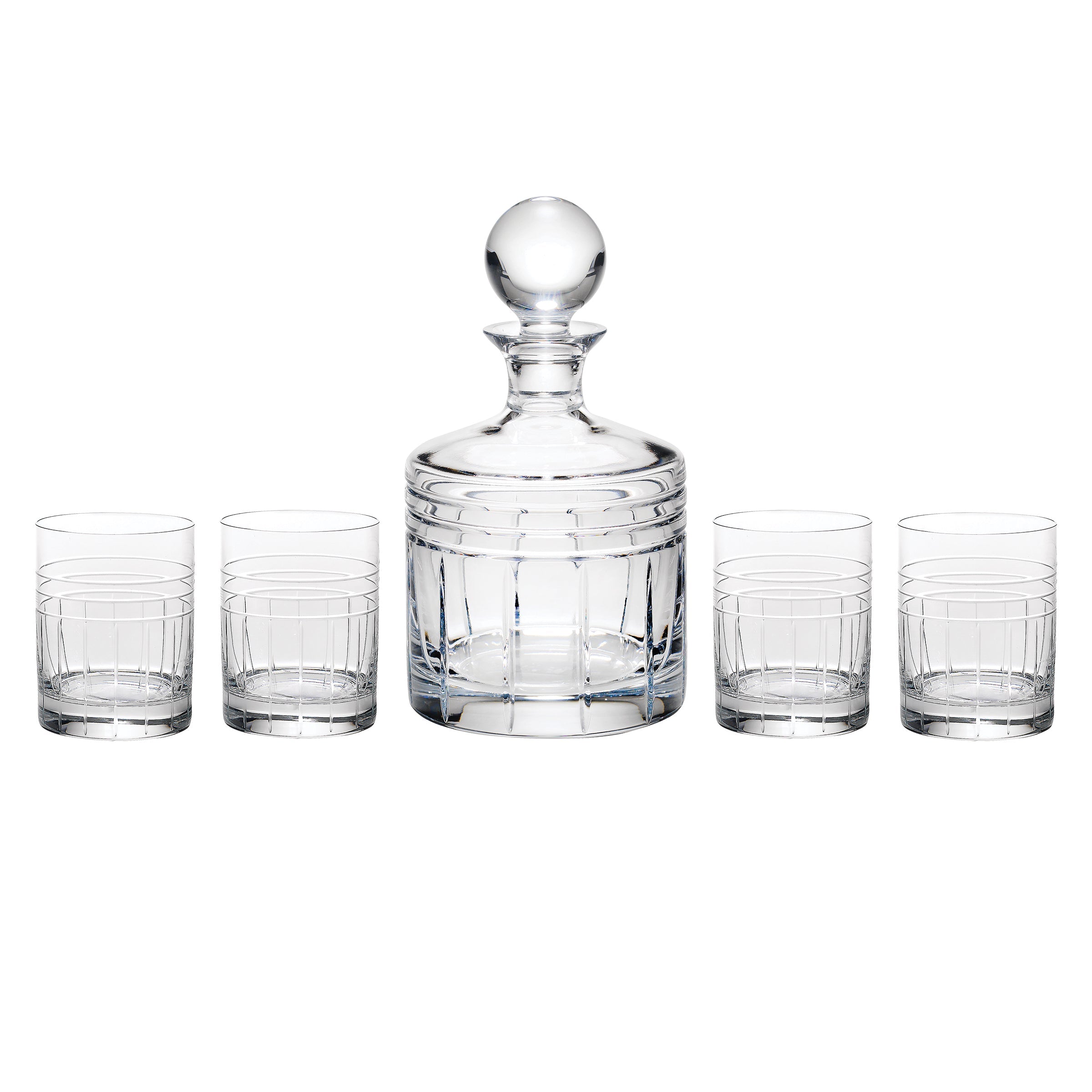 Lenox Premium Tempo Crystal 5-Piece Whiskey Set