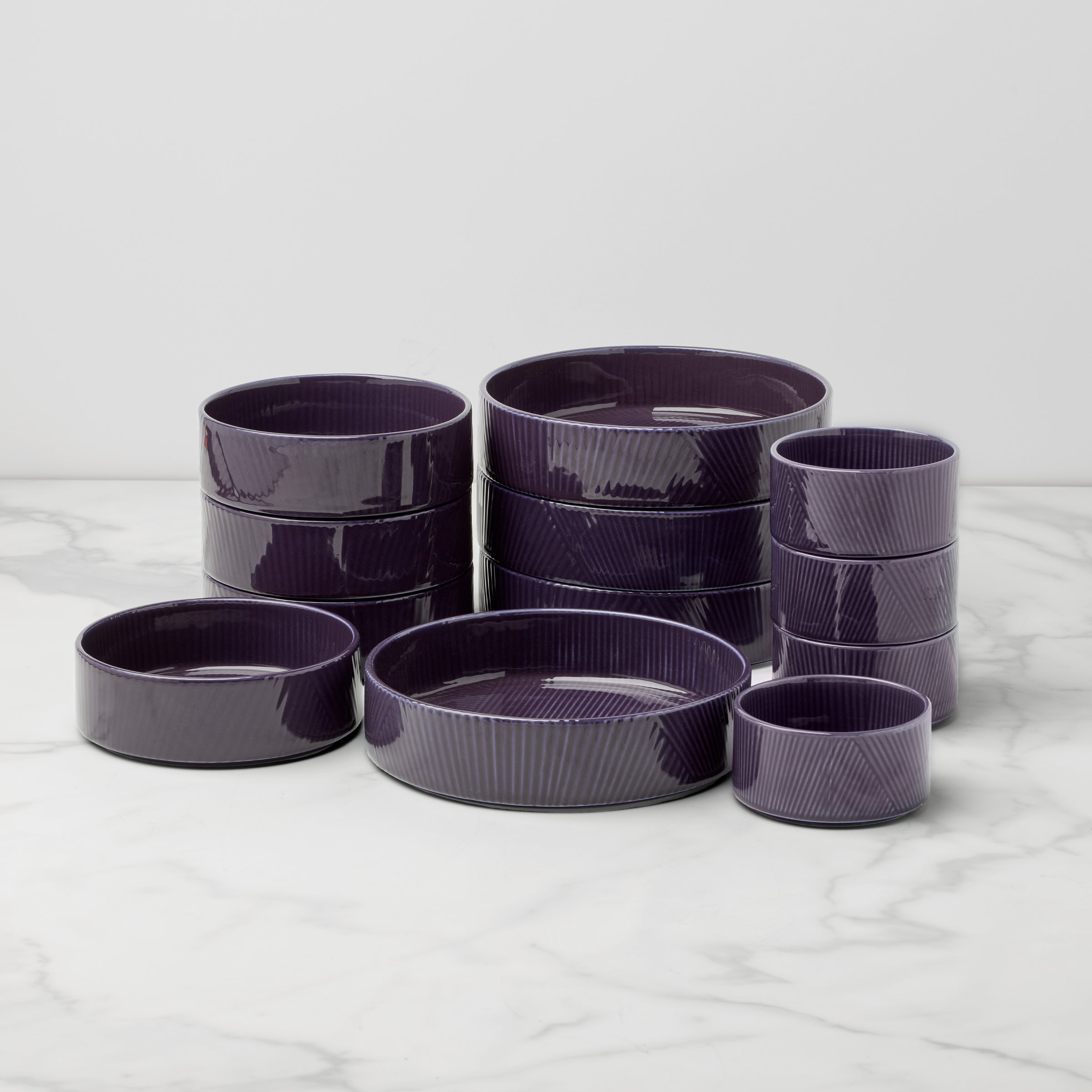 Lenox Premium Modulus Nightshade 12-Piece Bowl Set - Image 2
