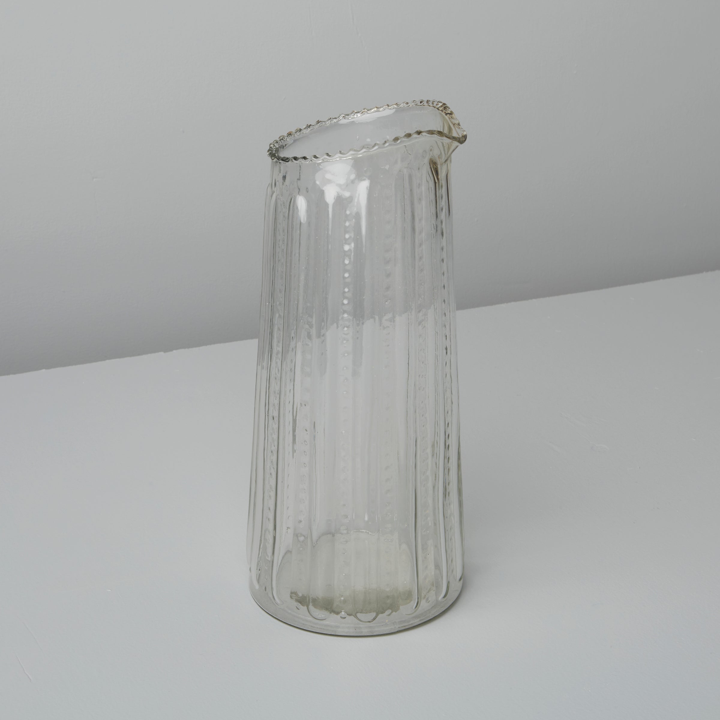 Lenox Premium Ruffle Glass Lines Carafe