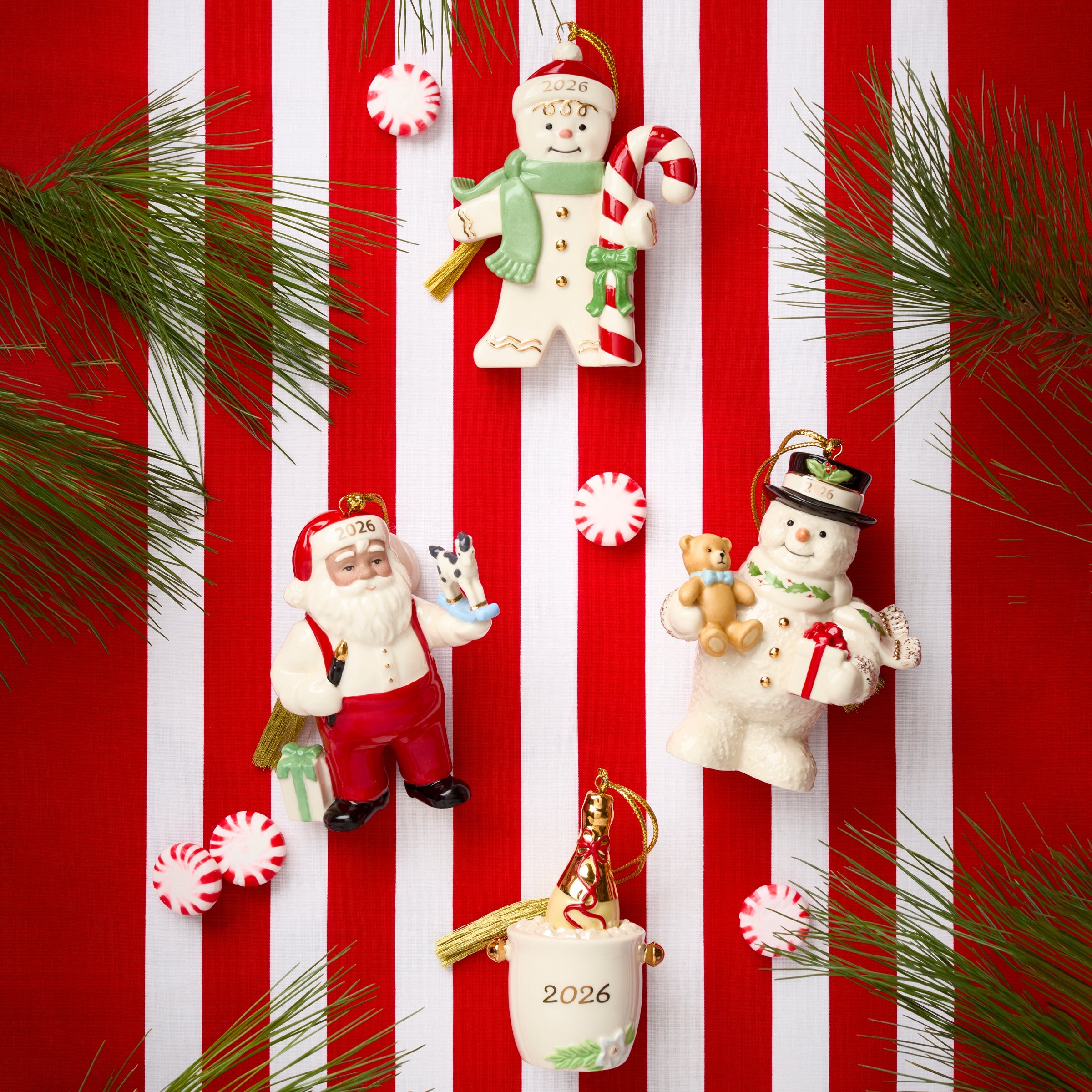Lenox Premium African American Santa Workshop Ornament - Image 4