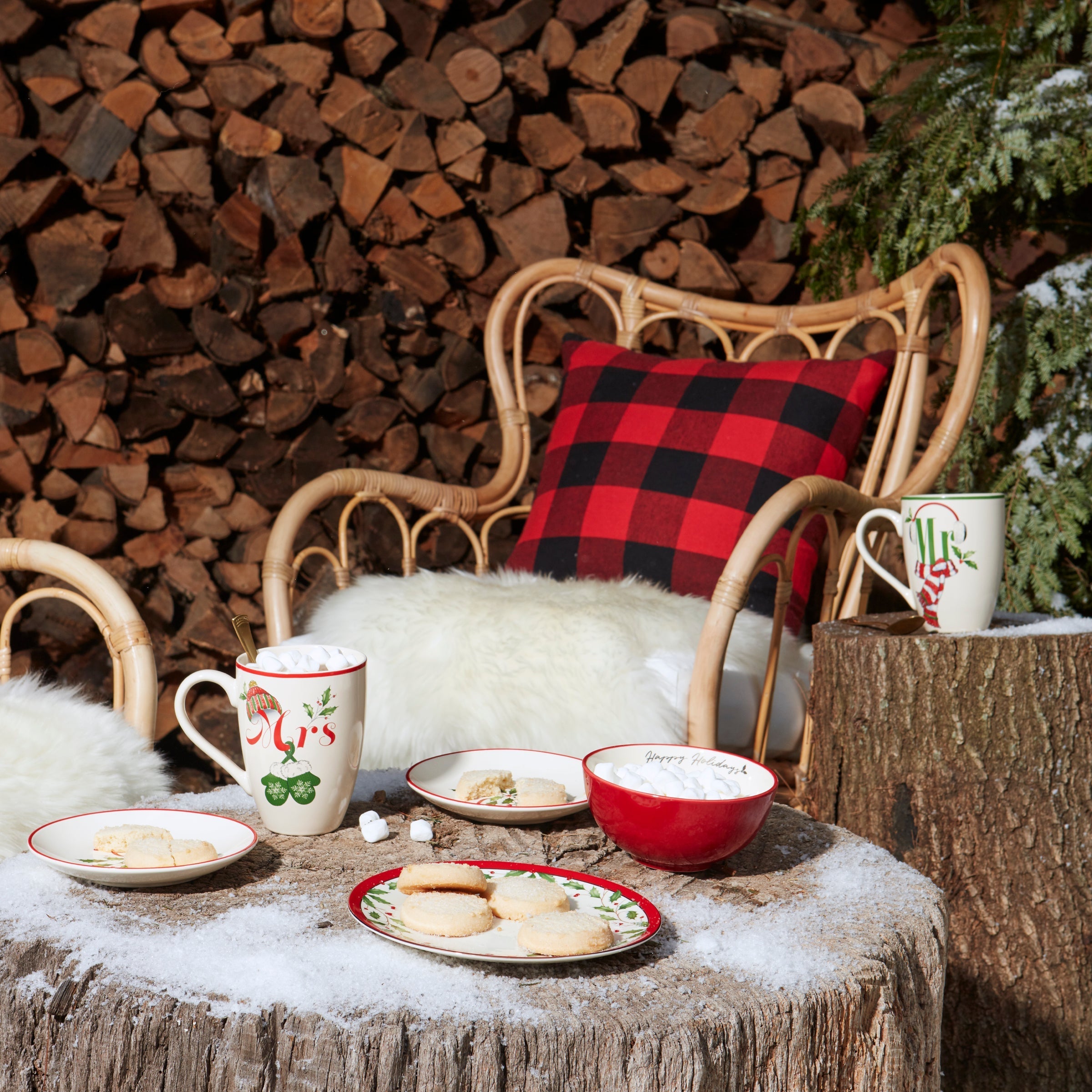 Lenox Premium Holiday Accent Plates, Set of 6 - Image 4