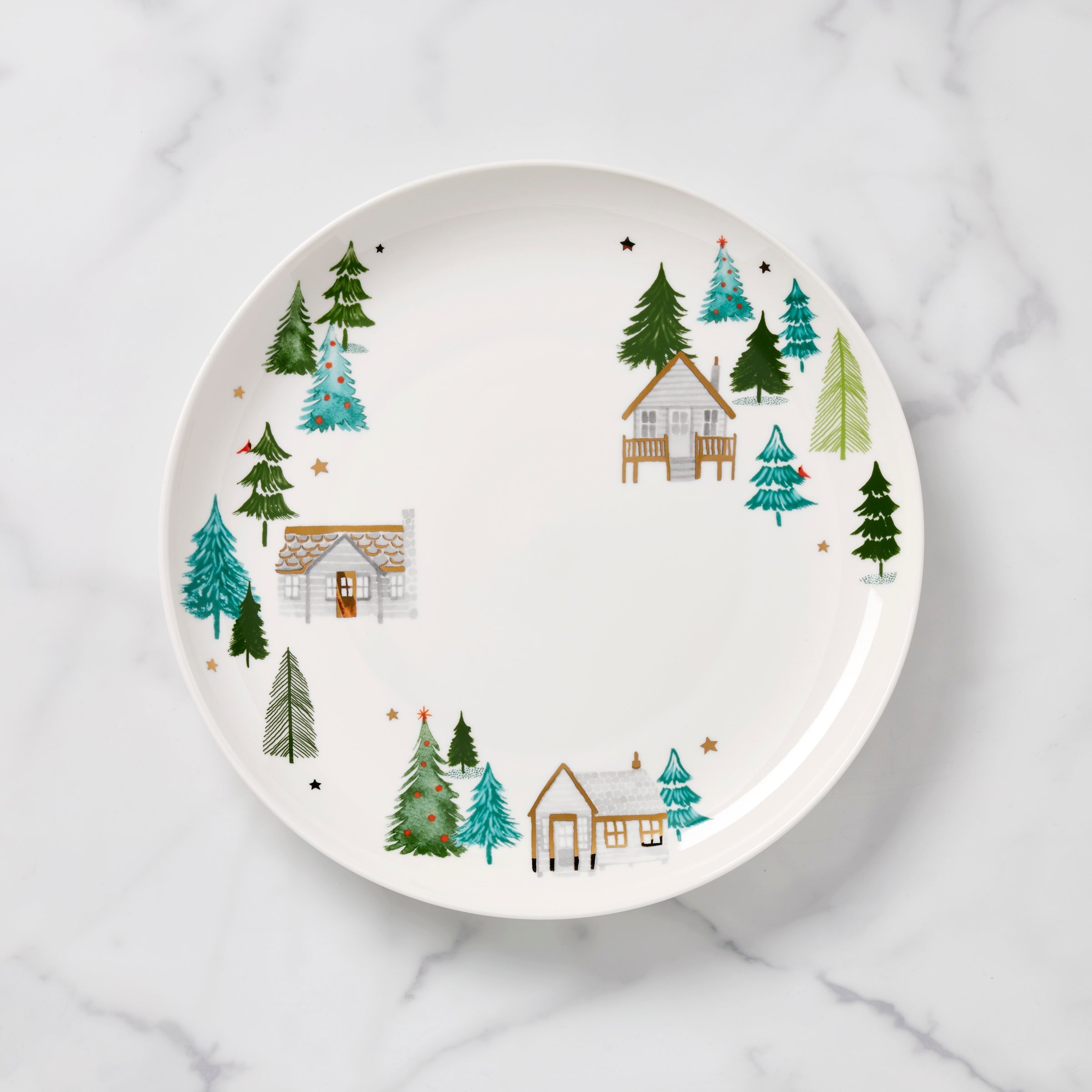Lenox Premium Balsam Lane Round Platter
