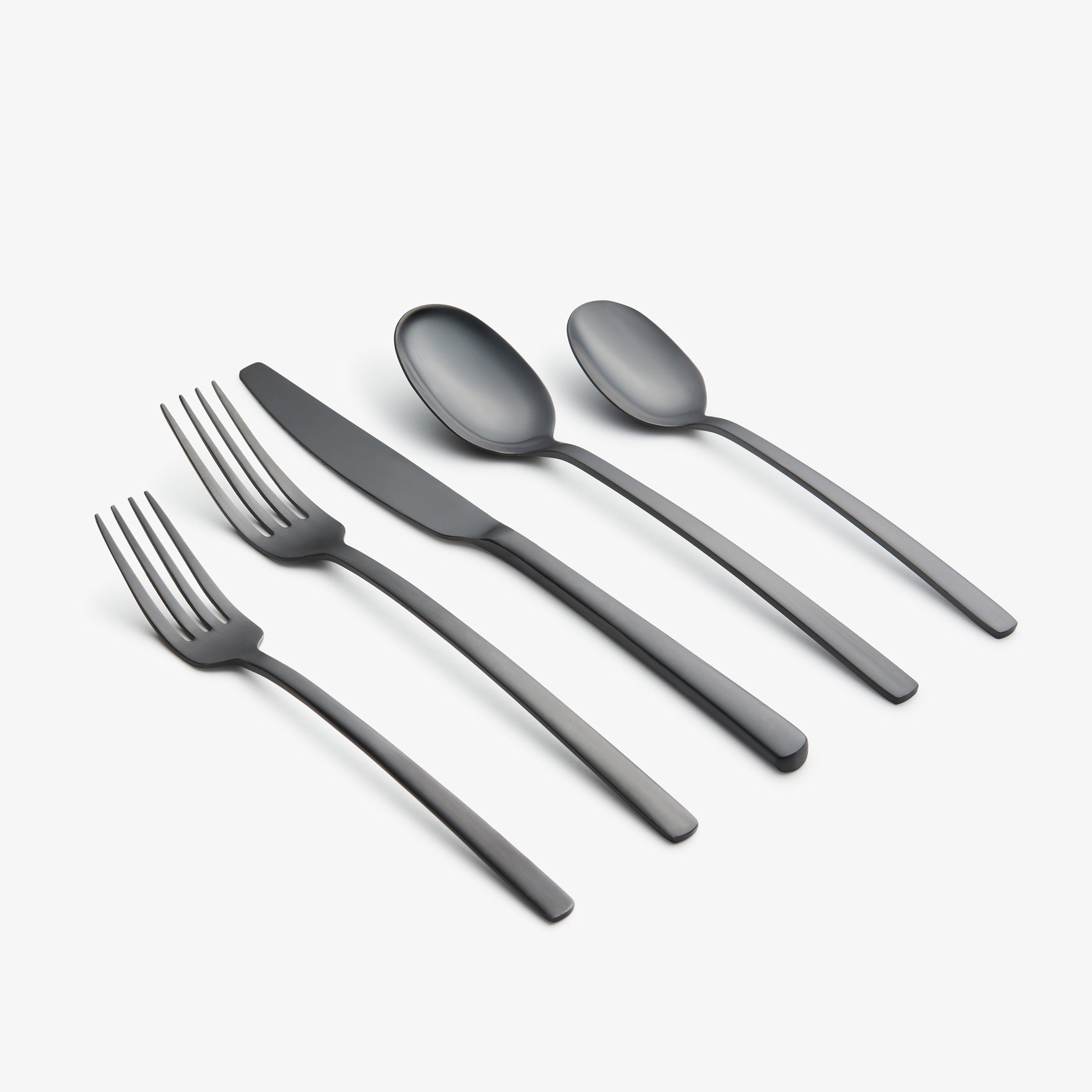Lenox Premium Beacon Black Satin 20-Piece Flatware Set - Image 3