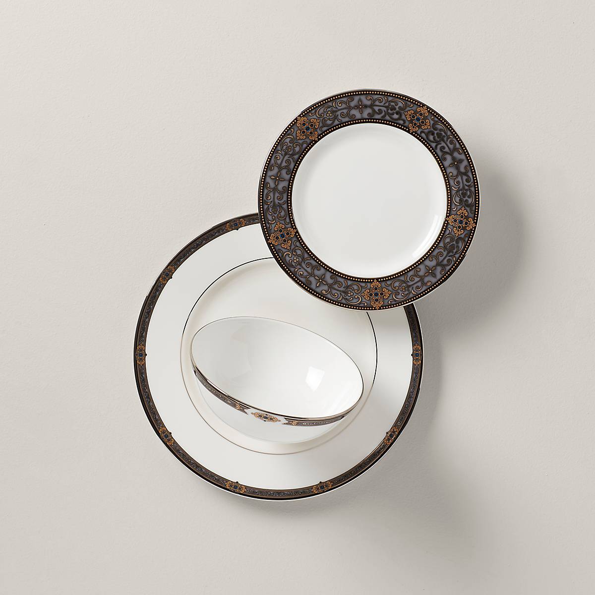 Lenox Premium Vintage Jewel 3-Piece Place Setting