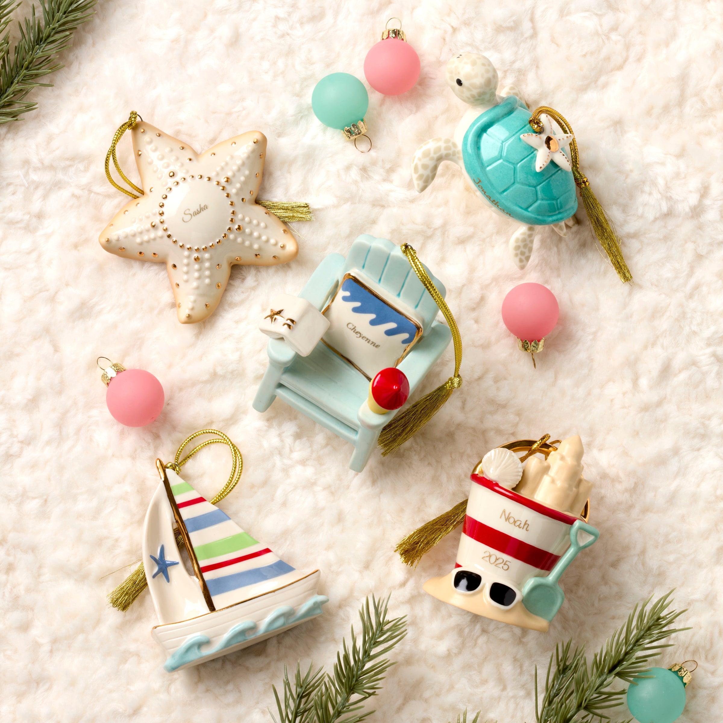 Lenox Premium Personalized Sea Turtle Ornament - Image 3