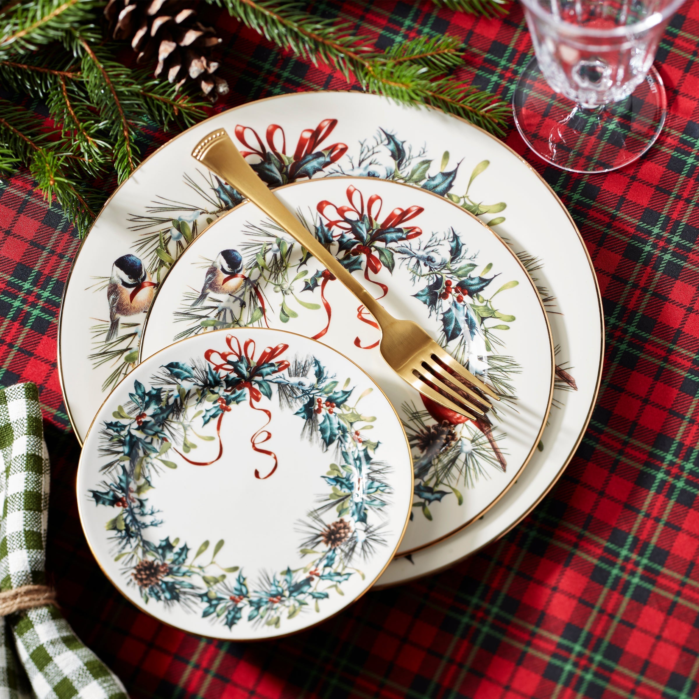 Lenox Premium Winter Greetings 12-Piece Dinnerware Set - Image 8