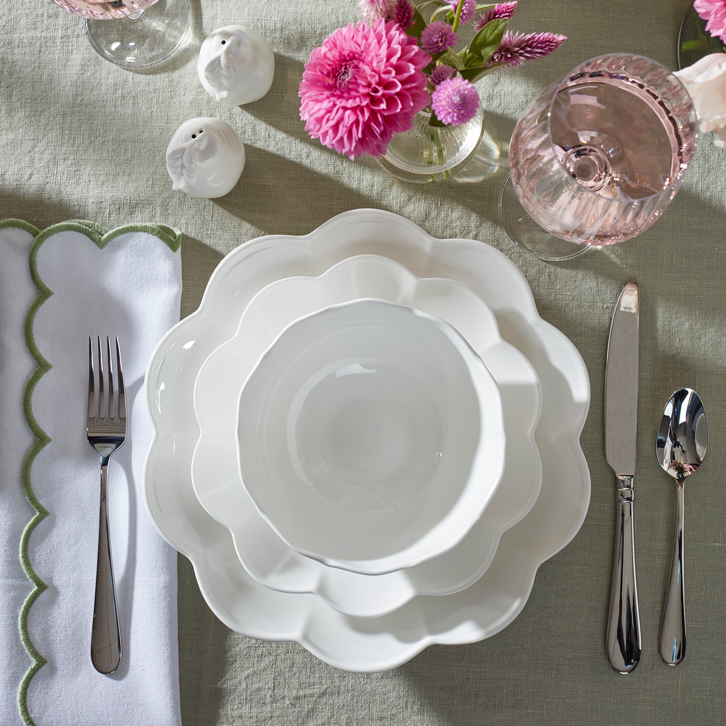 Lenox Premium Studio 1414 Scallop 12-Piece Dinnerware Set - Image 16