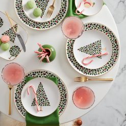 Alternative view of Lenox Premium Evergreen Accent Plates, Set of 4