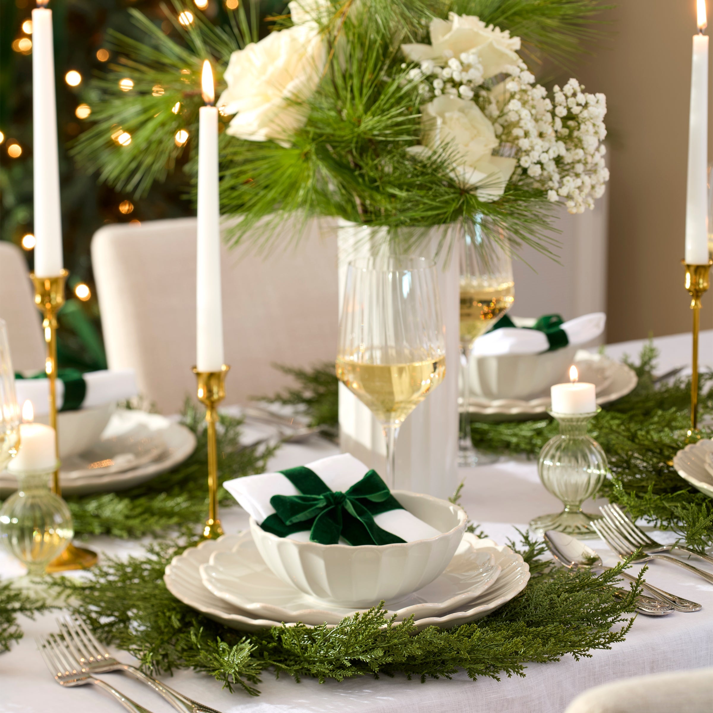 Lenox Premium French Perle Scallop White Dinner Plates, Set of 4 - Image 5