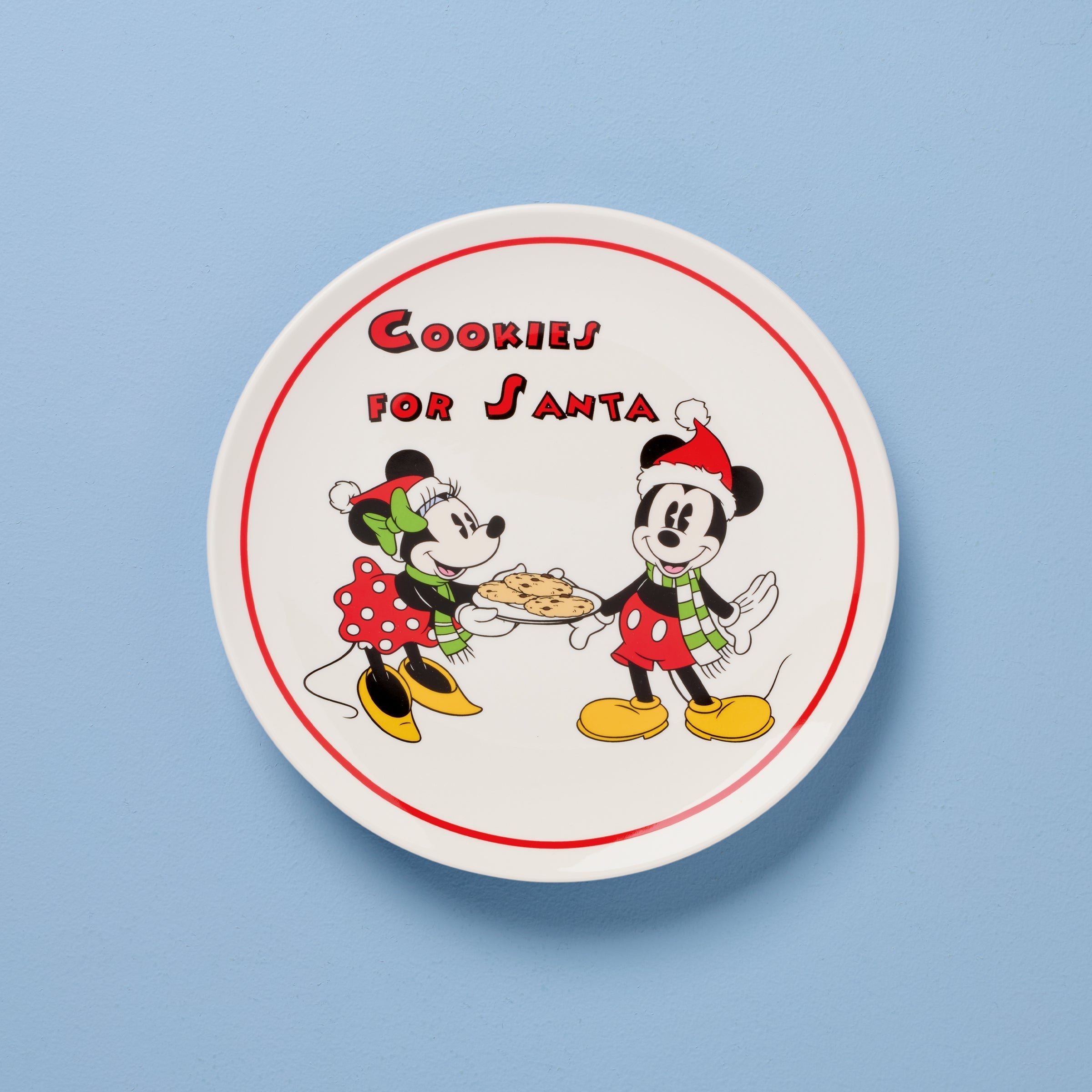 Lenox Premium Disney Holiday Cookies for Santa Plate