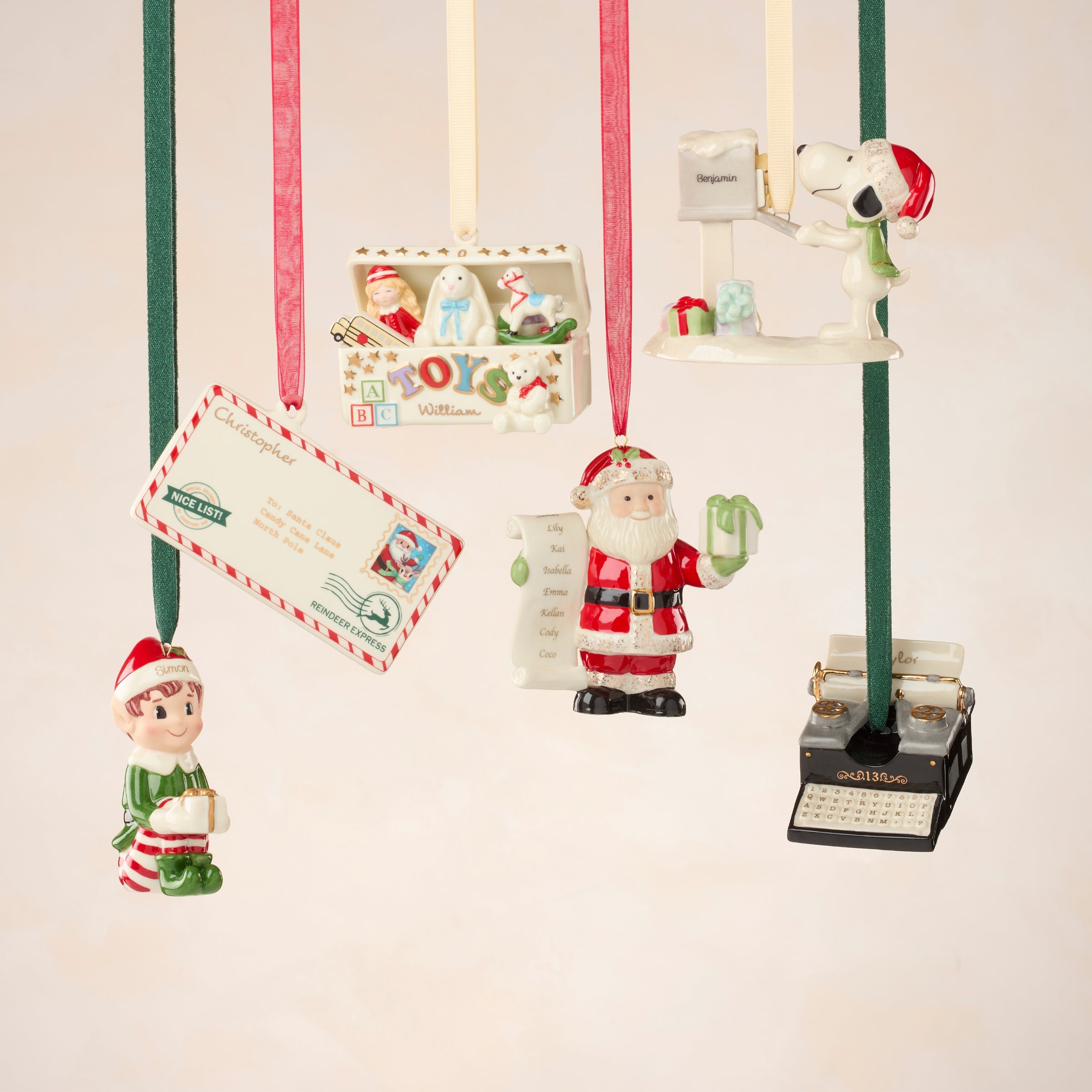 Lenox Premium Personalized Toy Chest Ornament - Image 5