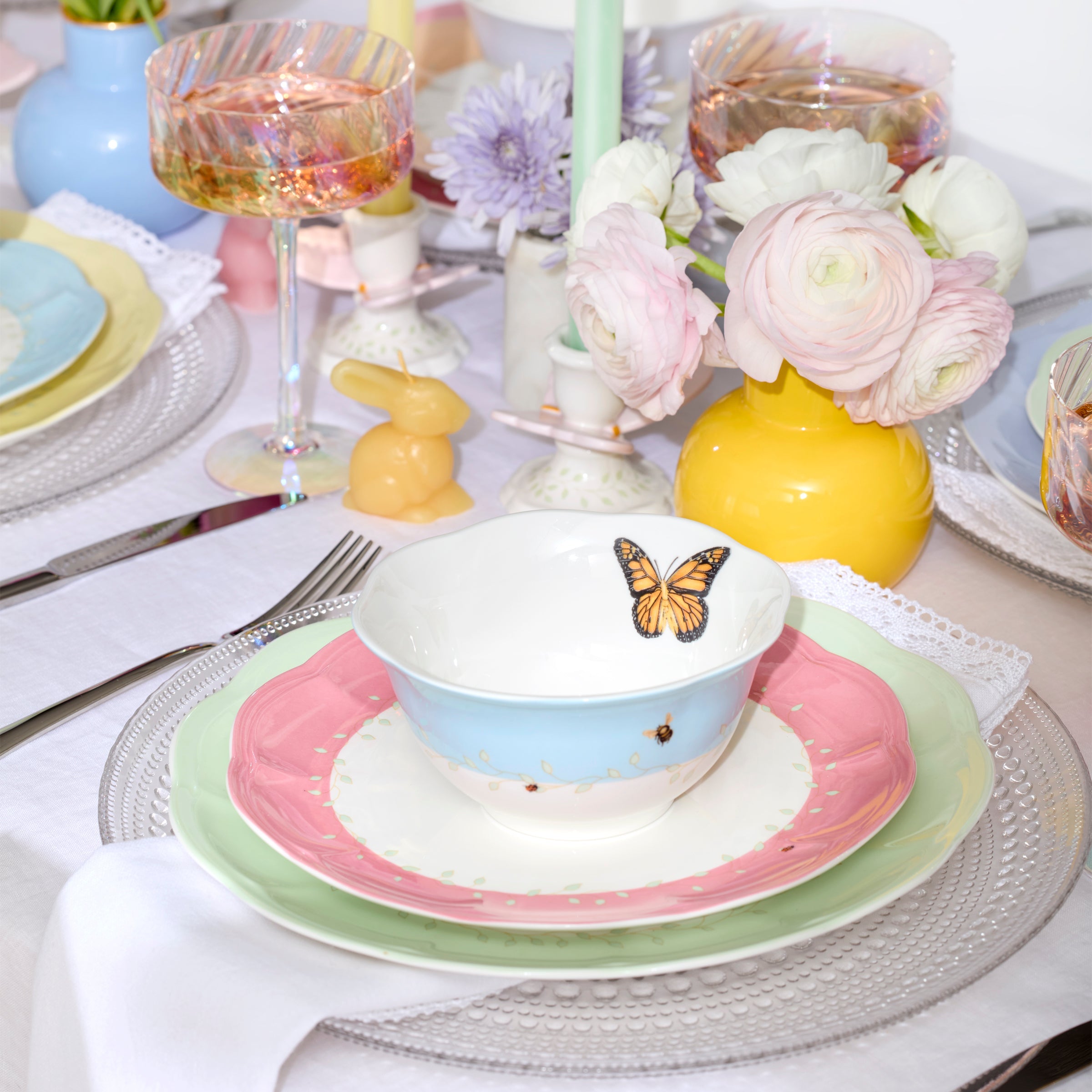 Lenox Premium Butterfly Meadow Colors 18-Piece Dinnerware Set - Image 11