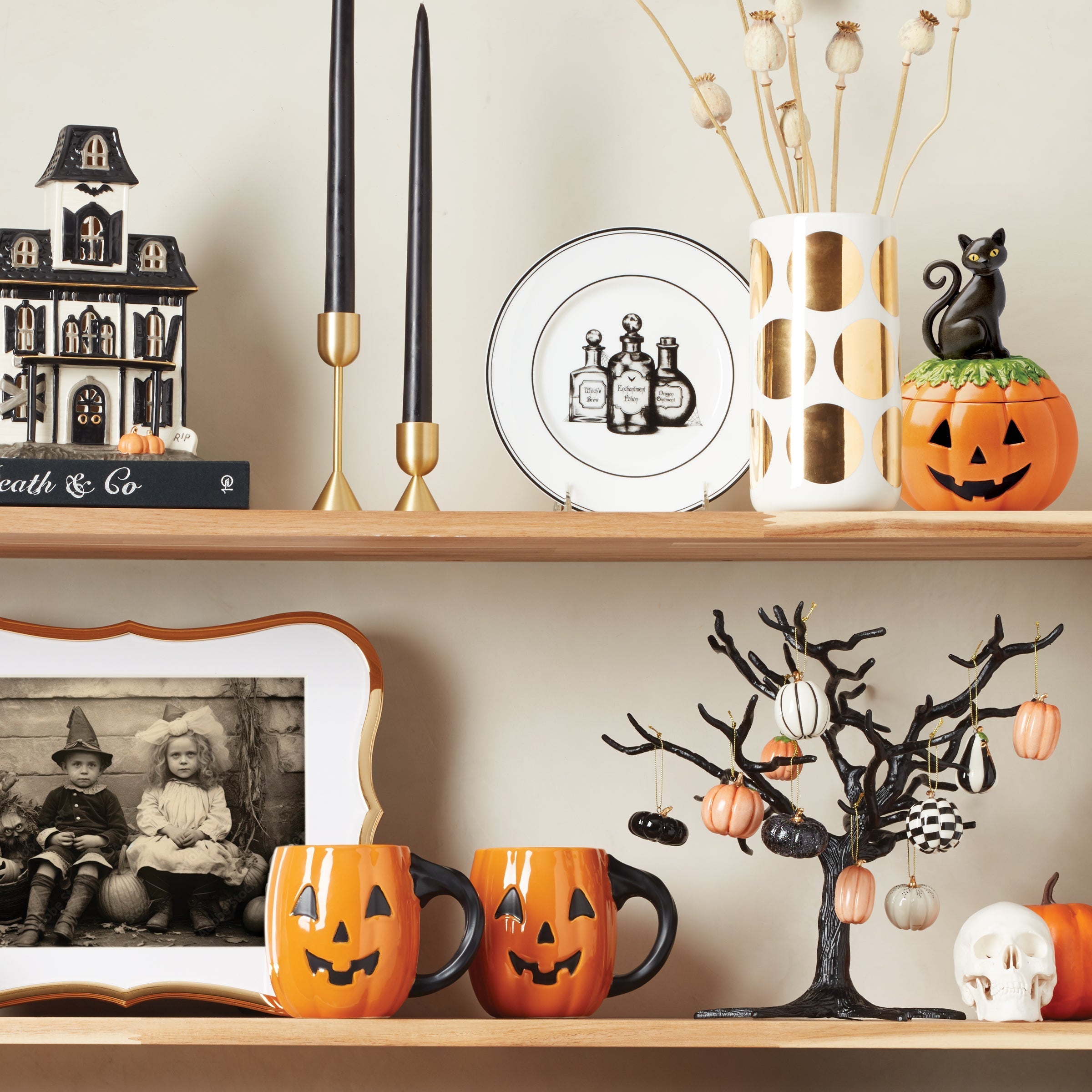Lenox Premium Haunted Halloween Covered Candy Jar - Image 4