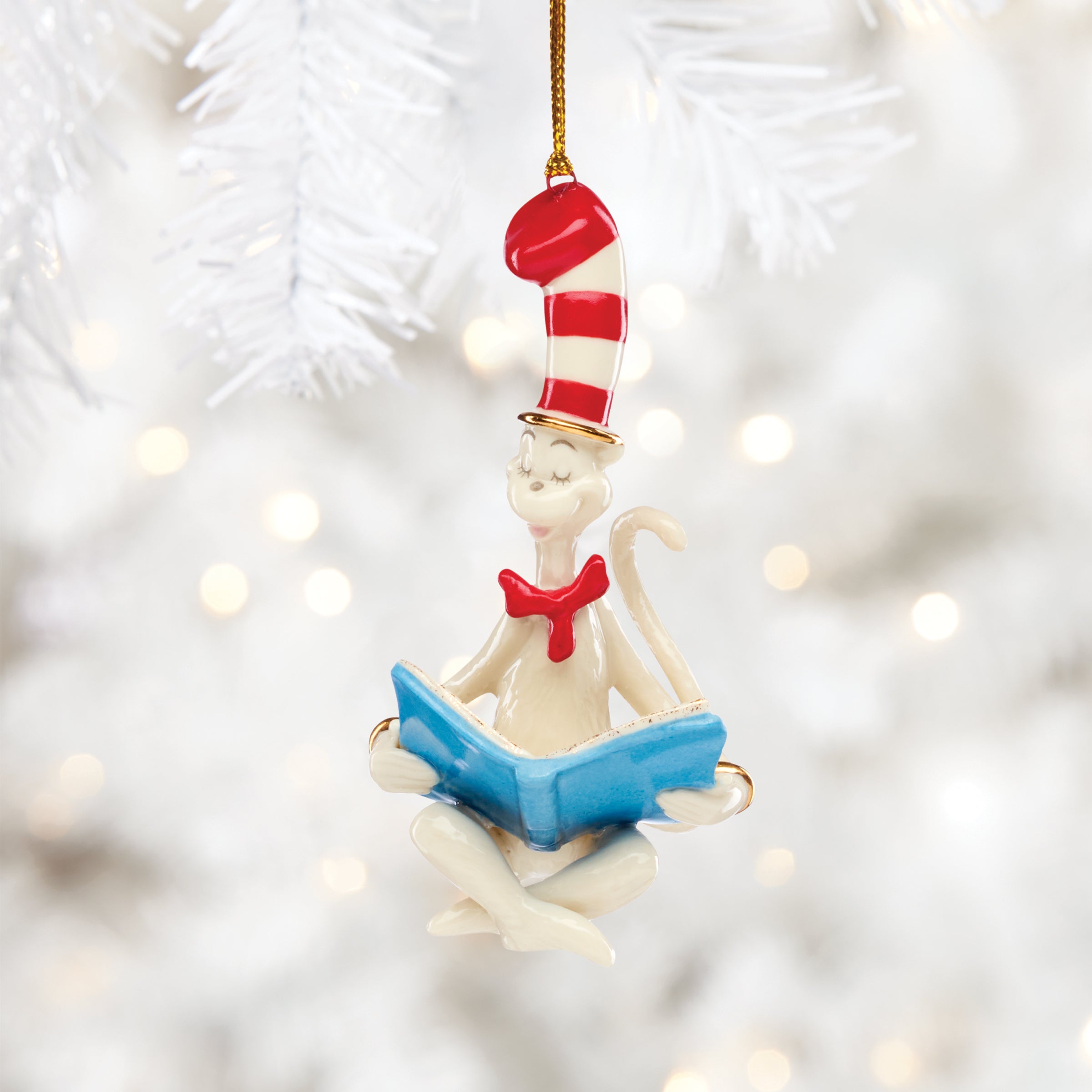 Lenox Premium Cat In The Hat Ornament - Image 4